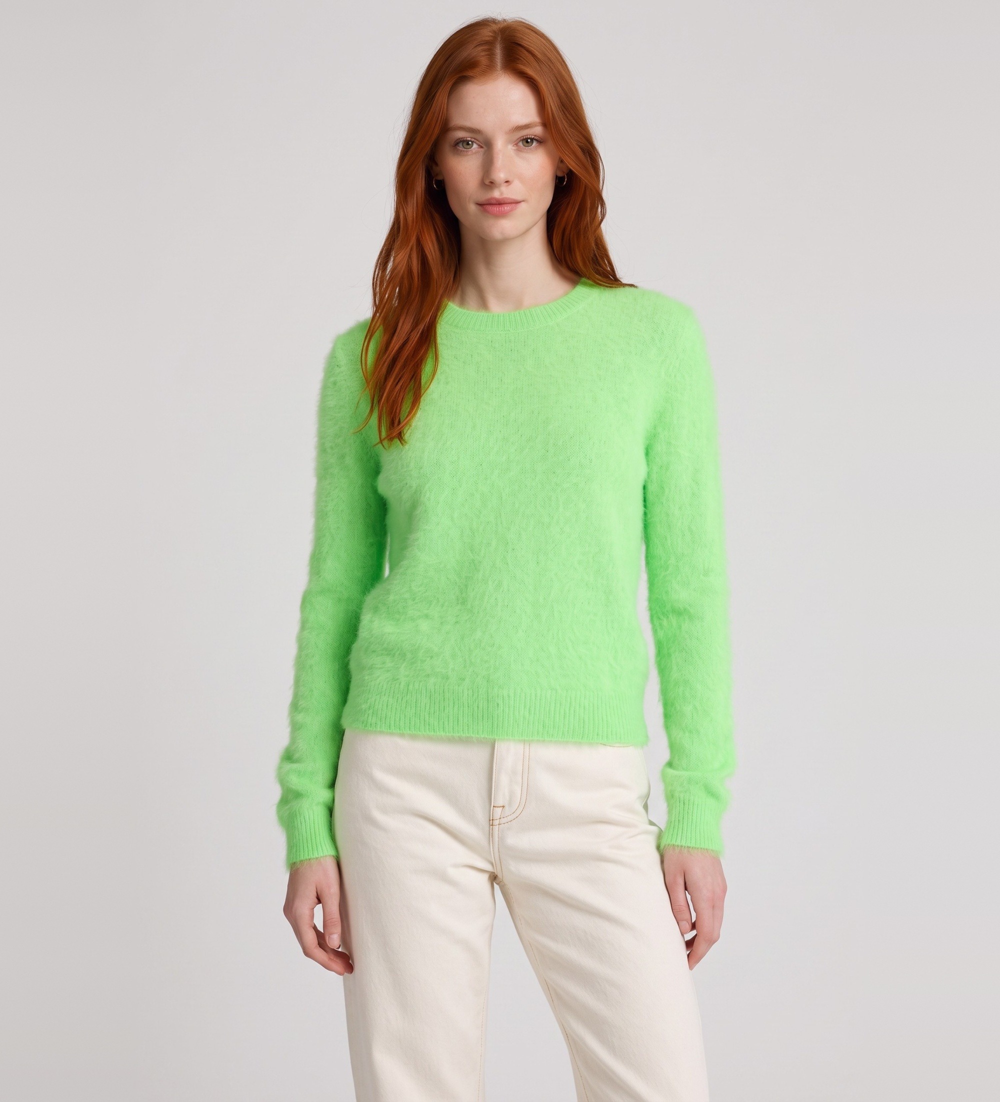 Bellerose für Damen. BW262916 K1014U Jersey Datti62 grün (M), Lässig, Alpaka, Langarm