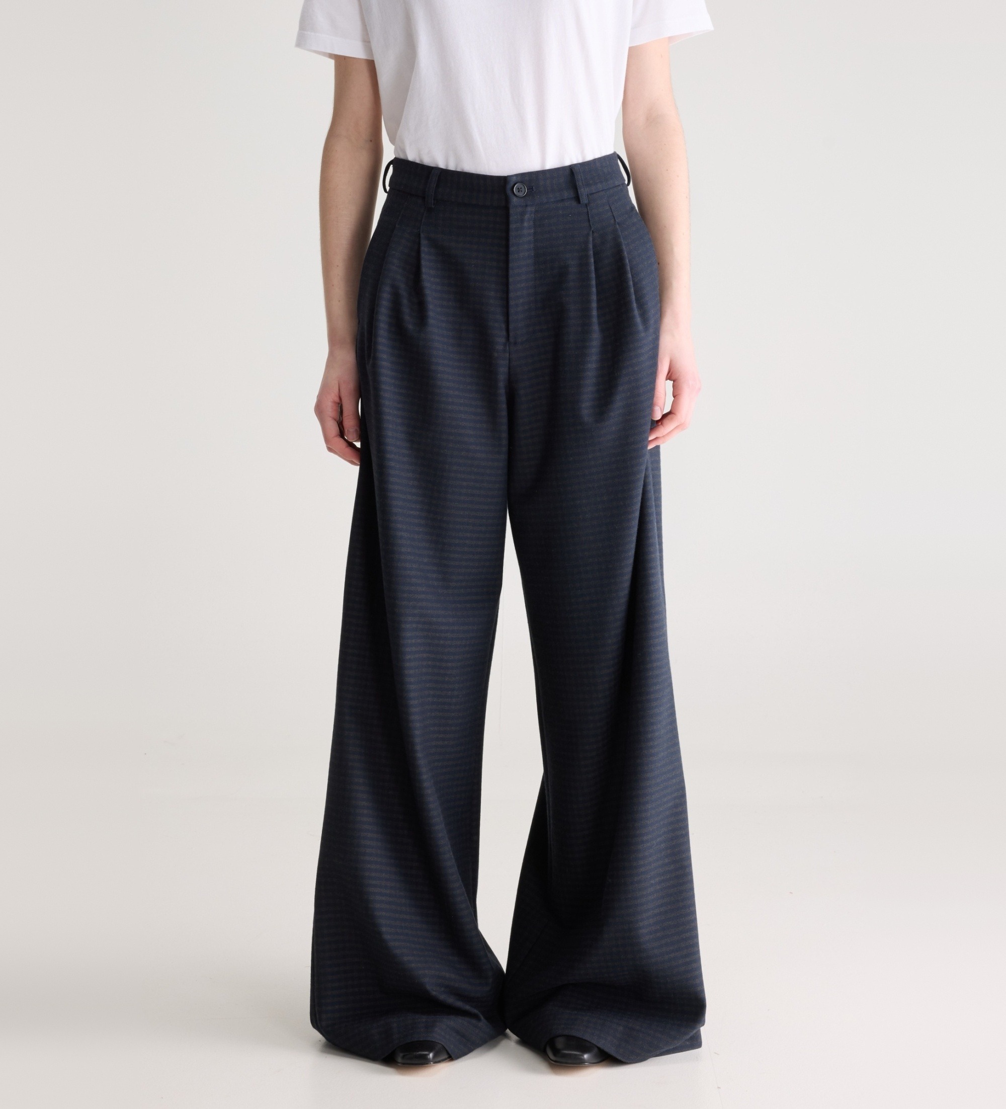 Bellerose für Damen. BW262118 C1451 Hose Jenoa Karo marineblau (36), Lässig, Polyester
