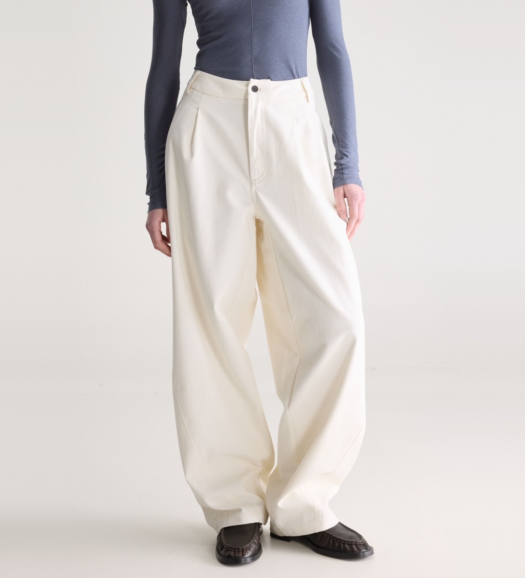 Bellerose für Damen. BW262121 P1958 Hose Jimi62 gebrochenes Weiß (32), Lässig, Baumwolle