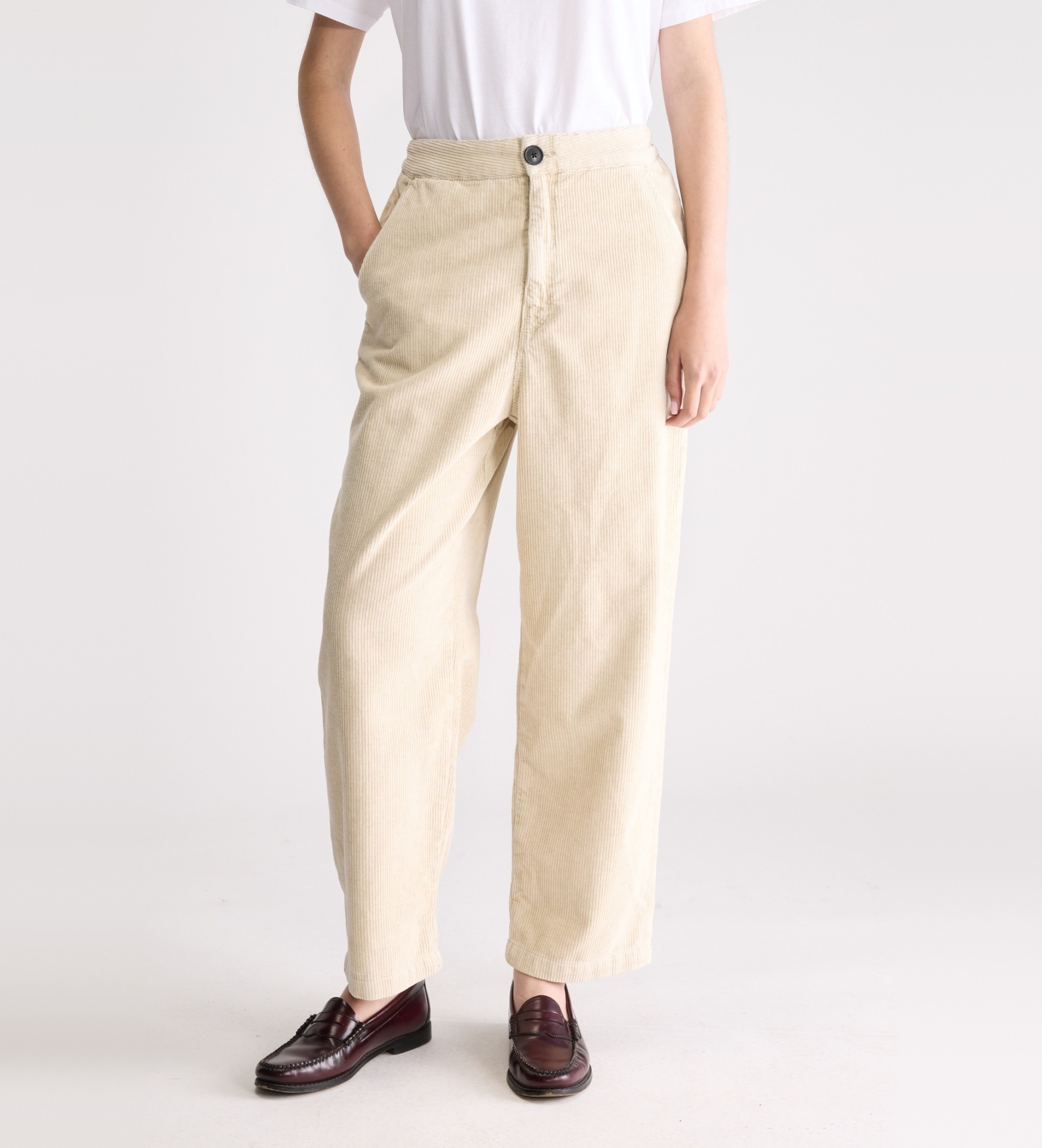 Bellerose für Damen. BW251126 P1623 Hose Pasop51 beige (36), Lässig, Baumwolle