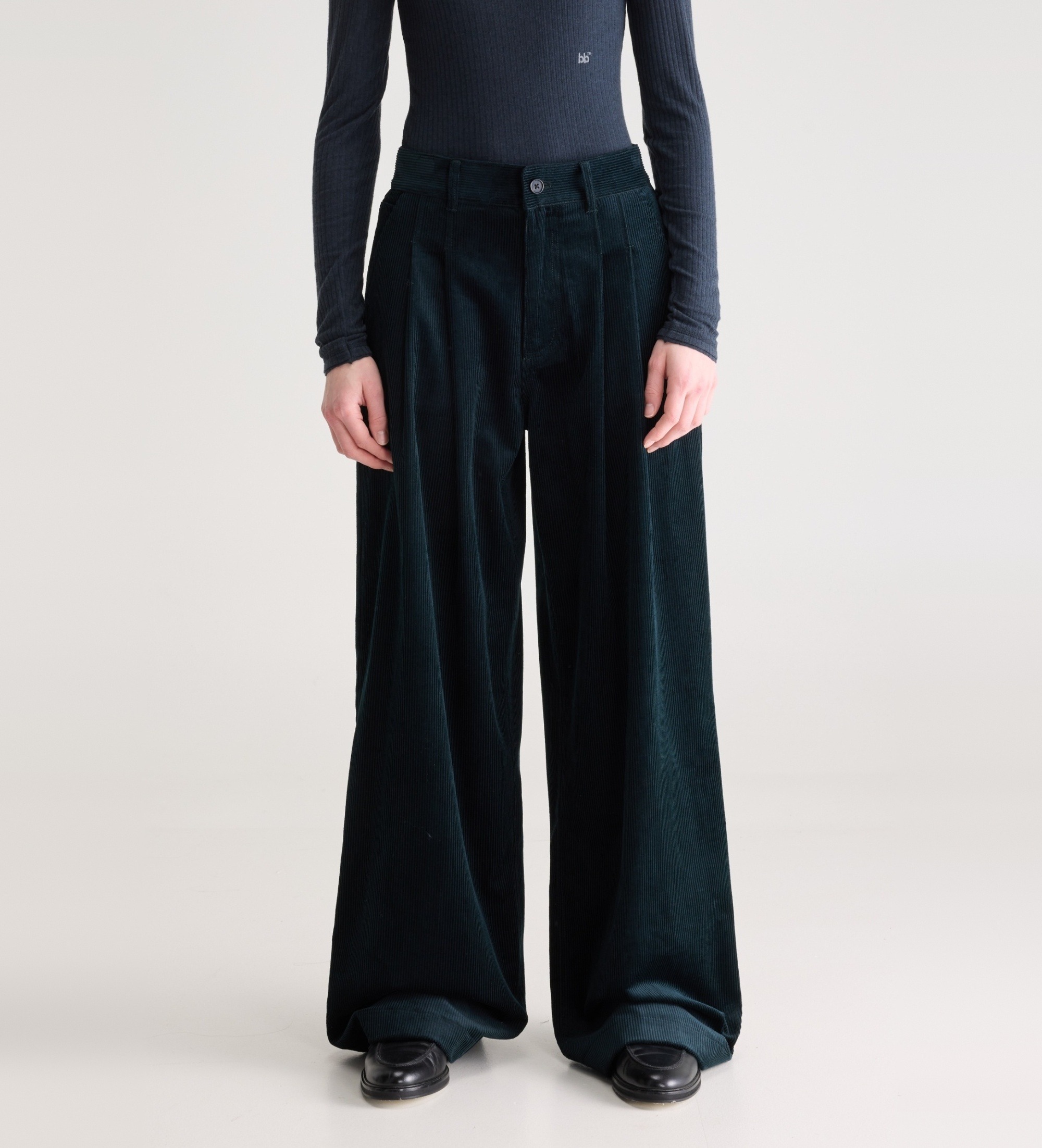Bellerose für Damen. BW262113 P1957 Hose Sixtine62 P1957 dunkelgrün (36), Lässig, Baumwolle