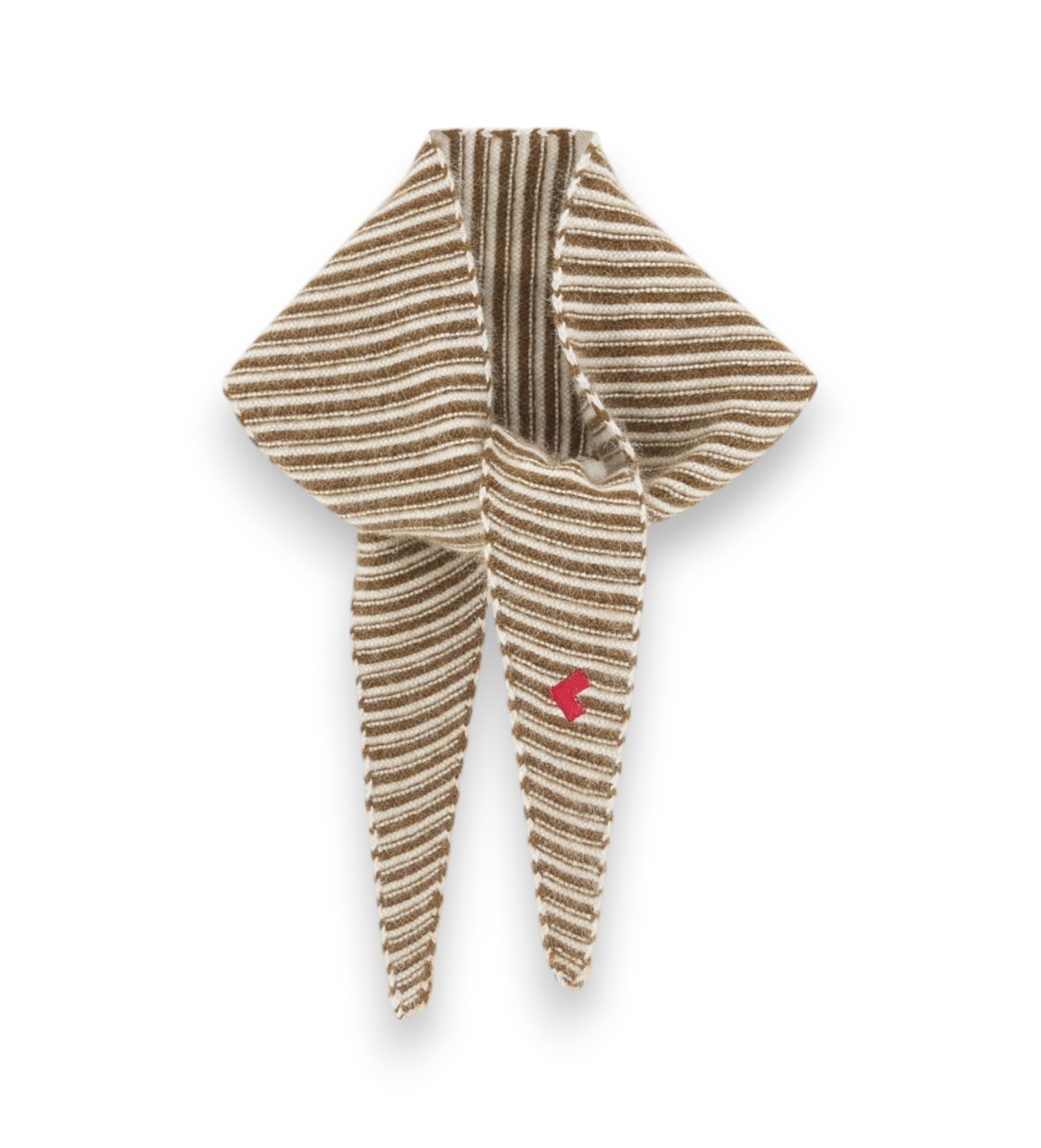 Bellerose für Damen. BW262016 K1791S Schal Dusol mit beigen Streifen (OSFA), Lässig, Wolle