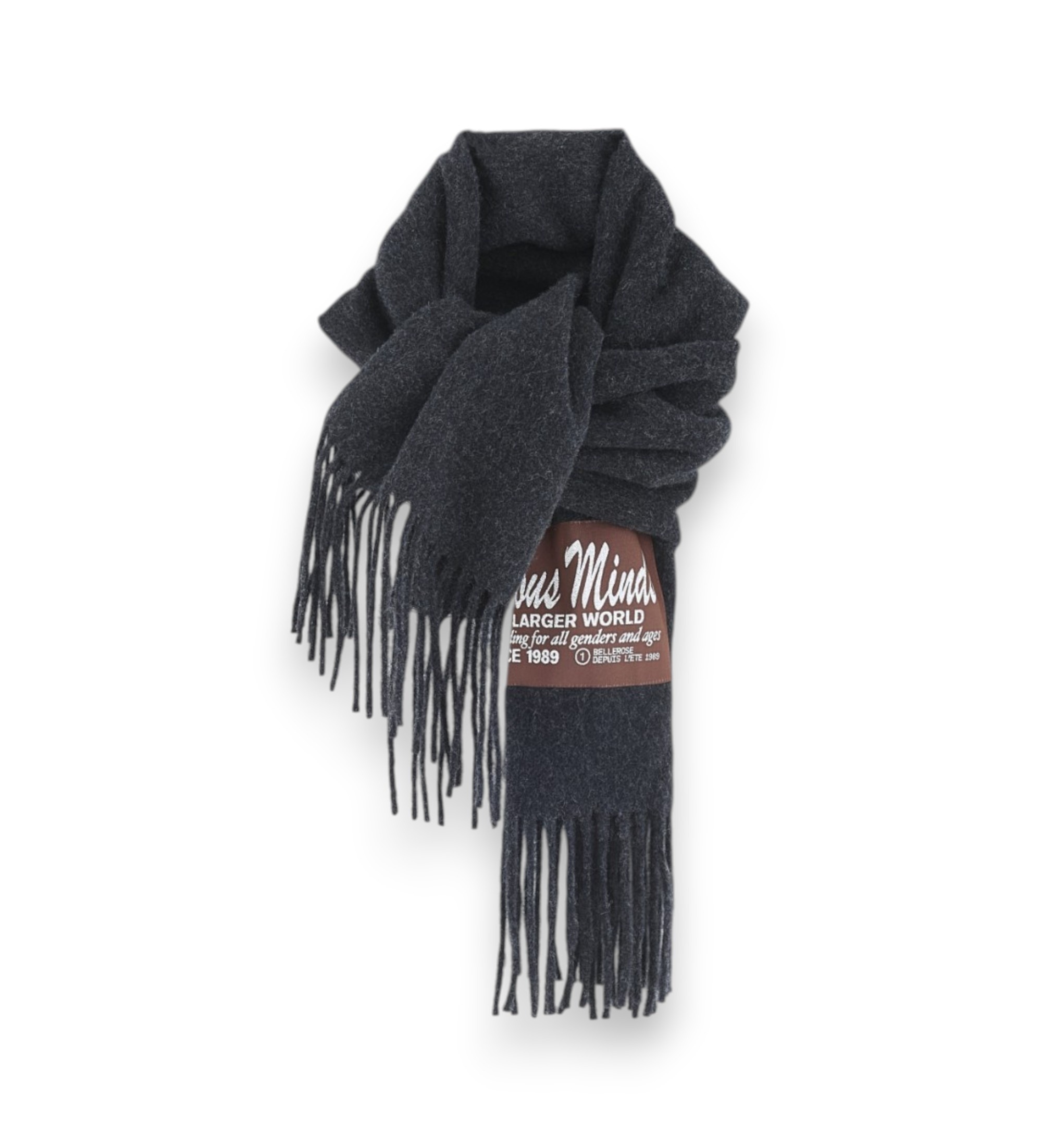 Bellerose für Damen. BW262835 F2645 Schal Milan grau (OSFA), Lässig, Wolle
