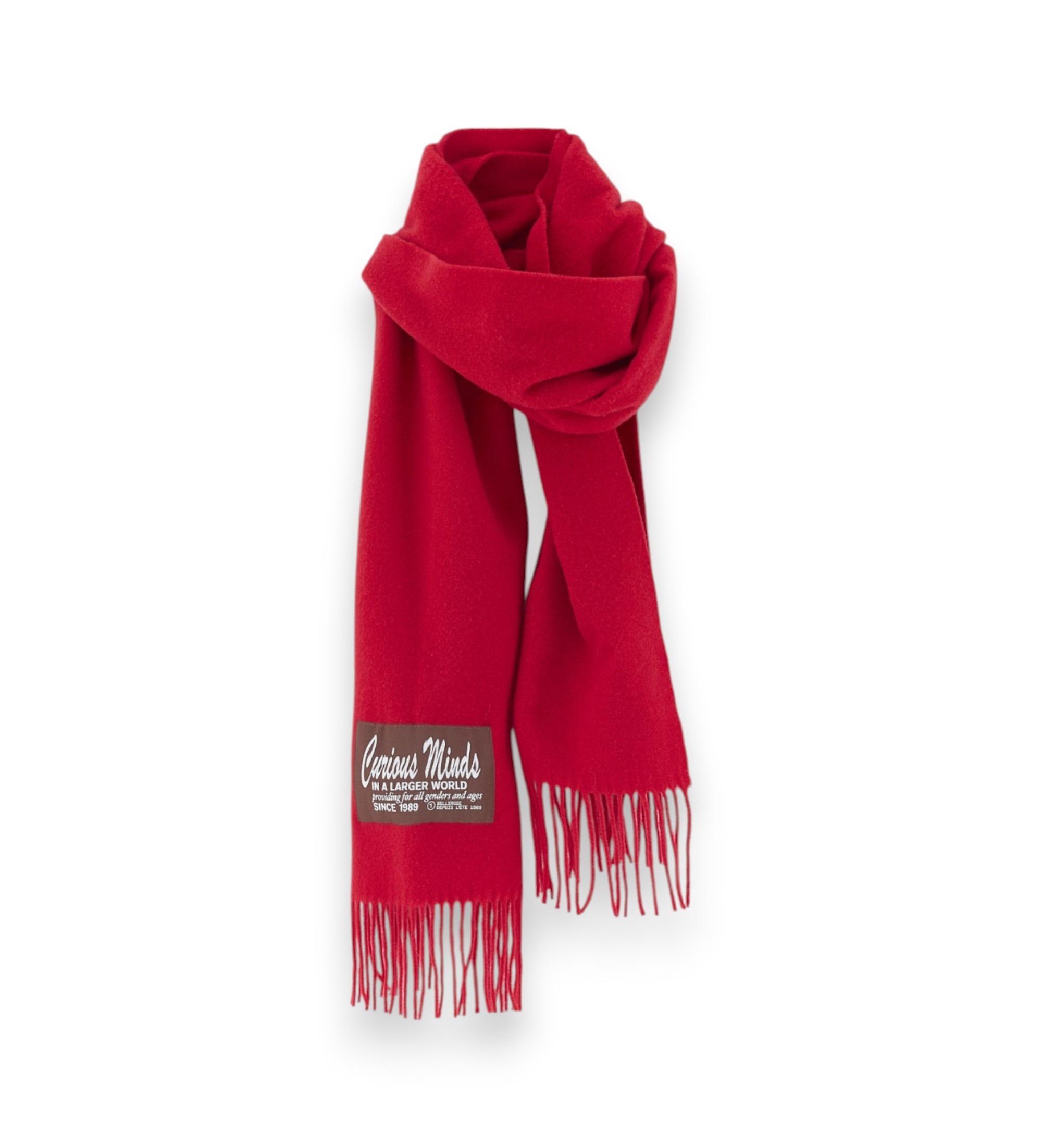 Bellerose für Damen. BU262812 F2645 Schal Mutch rot (OSFA), Lässig, Wolle
