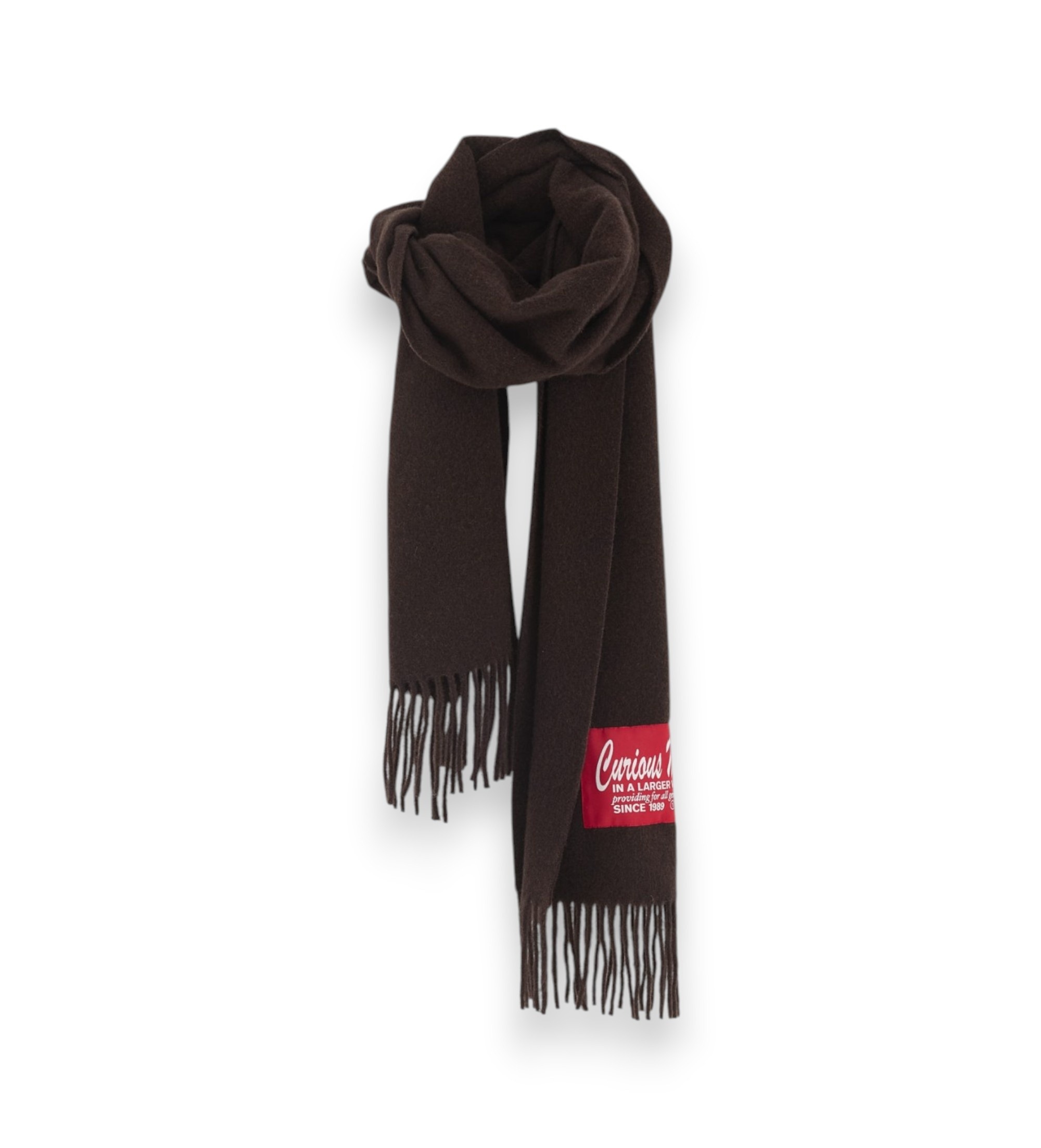 Bellerose für Damen. BU262812 F2645 Schal Mutch dunkelbraun (OSFA), Lässig, Wolle