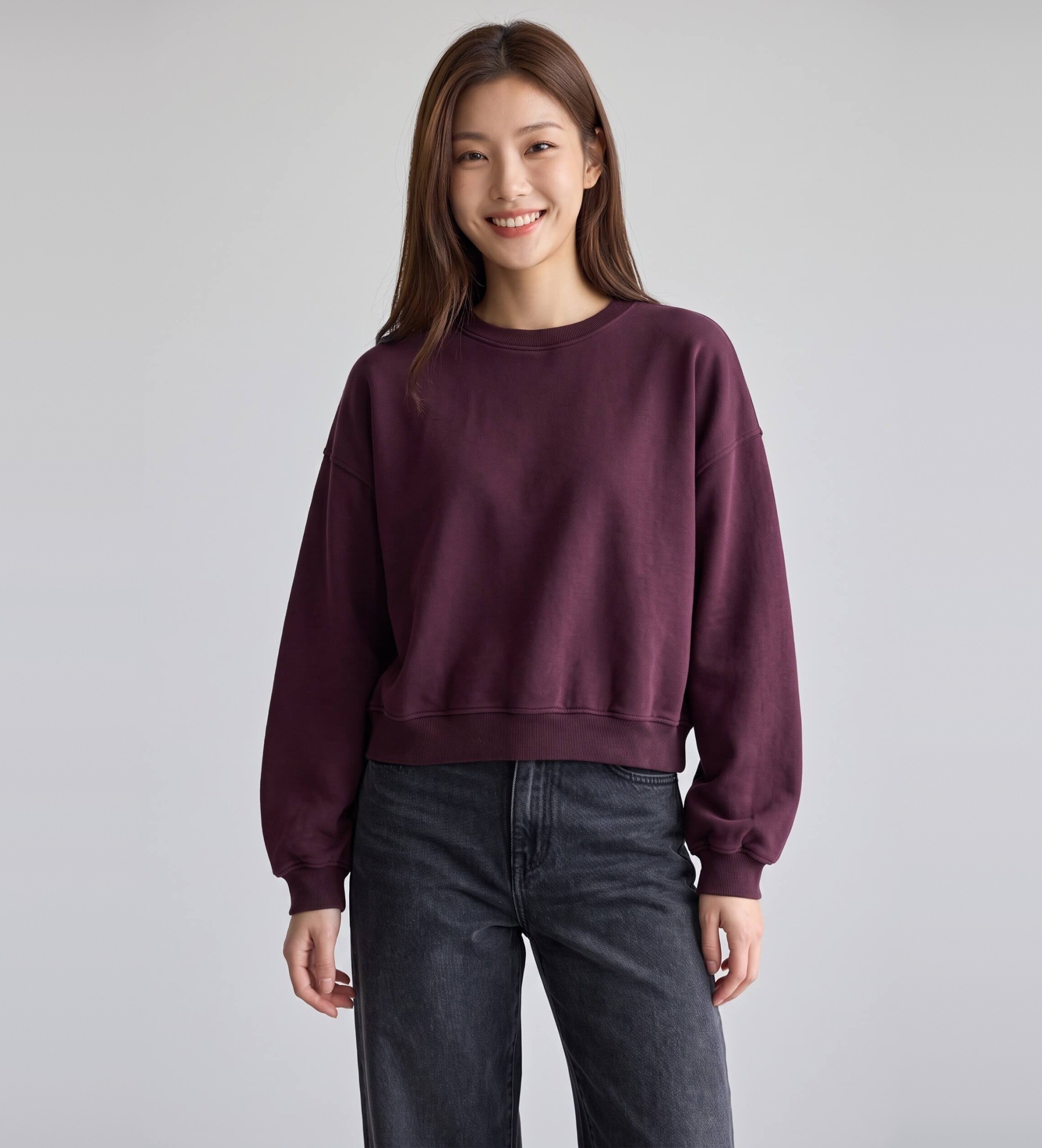 Bellerose für Damen. BW262302 T1731 Sweatshirt Fancy62 bordeaux (S), Lässig, Kastanienbraun, Baumwolle, Langarm