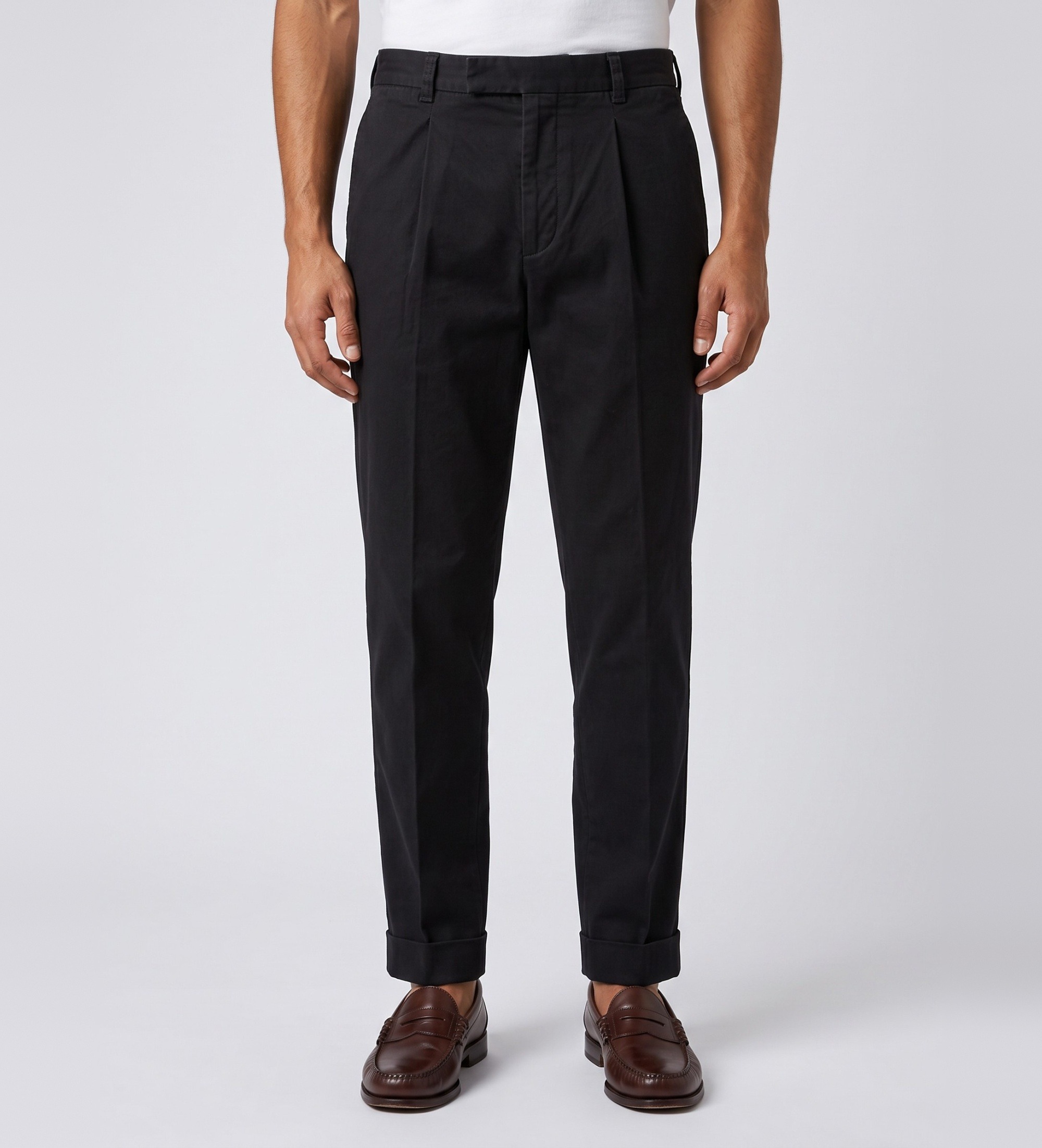 Berwich für Herren. cr0047x Hose Chiold marineblau (48), Lässig, Baumwolle