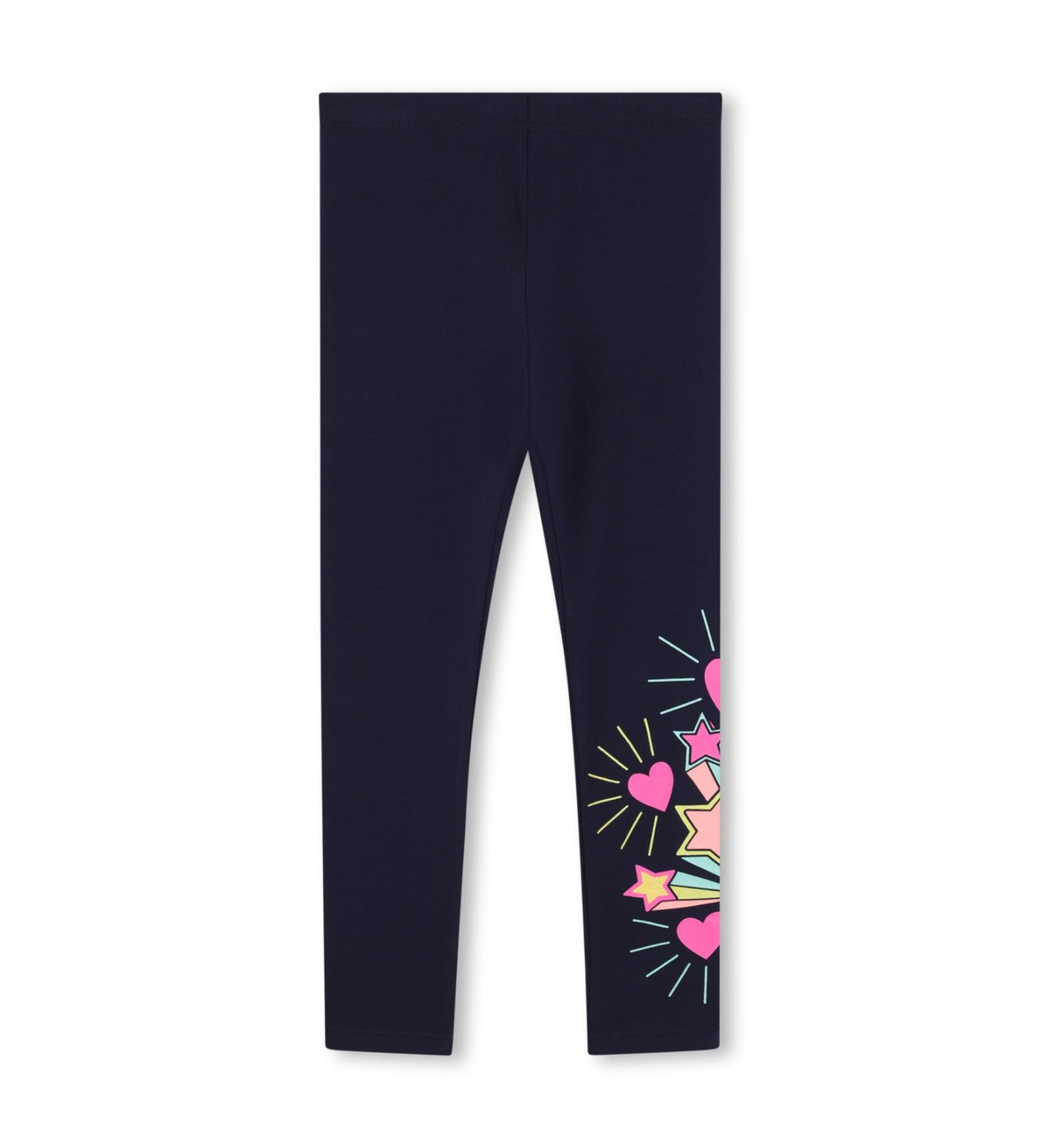 Billieblush für Mädchen. U21321 Leggings Marinefarbener Druck (5Y= 108cm), Sportlich, Multisport, Polyester, Kinderbekleidung