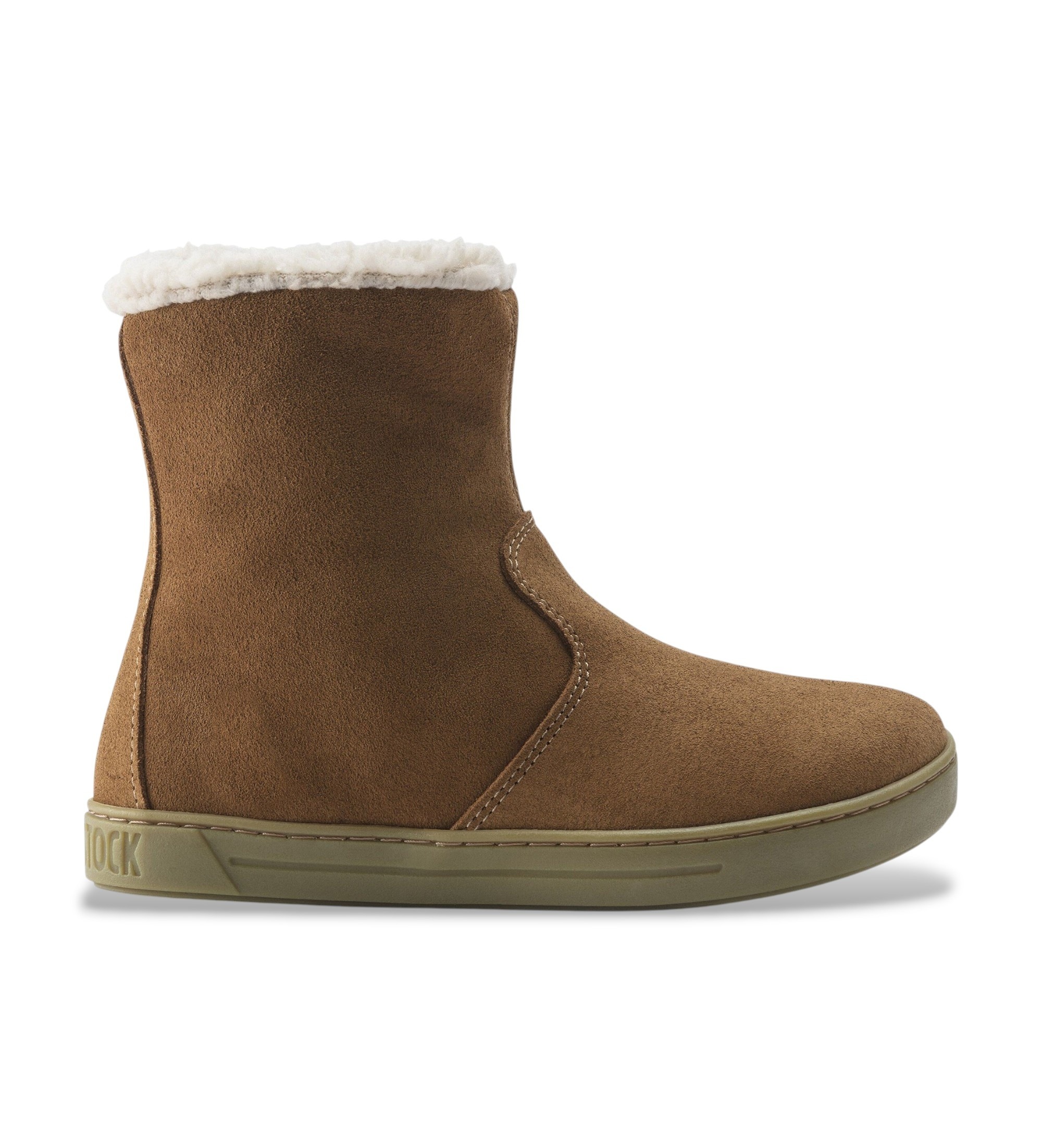 Birkenstock für Mädchen. 1020206 Wildleder-Stiefeletten Lille (Regular Fit) braun (38), Wohnung, Keine, Lässig, Kinderbekleidung