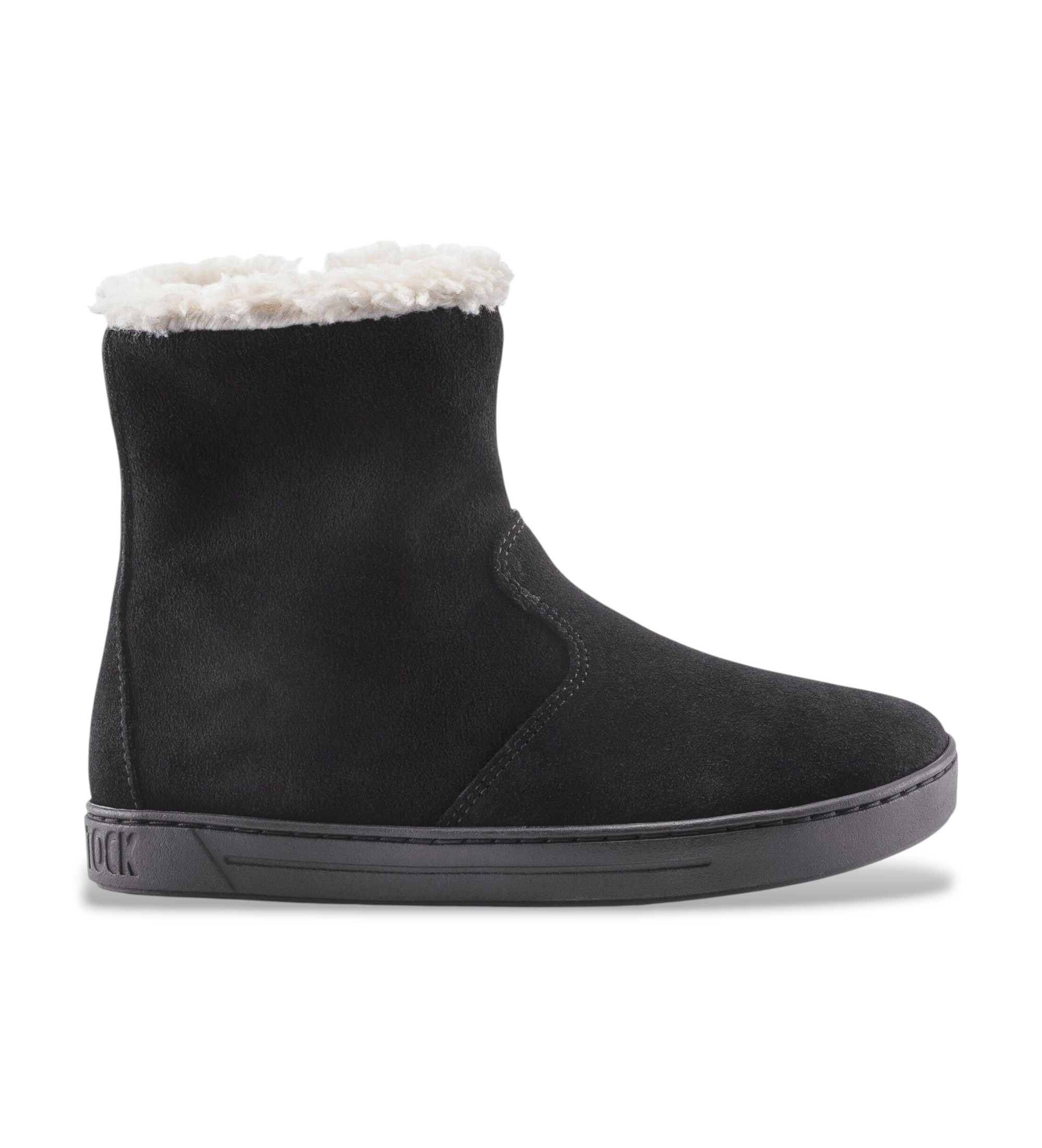 Birkenstock für Frauen/Mädchen. 1017843 Wildlederstiefeletten Lille (Reguläre Passform) schwarz (38), Wohnung, Keine, Lässig, Kinderbekleidu