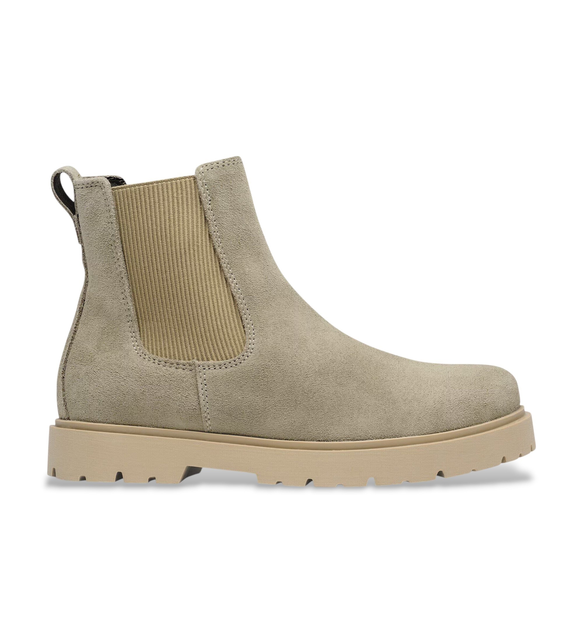 Birkenstock für Damen. 1033200 Highwood Lederstiefeletten (Enge Passform) beige (36), Wohnung, Wildleder, Keine, Lässig
