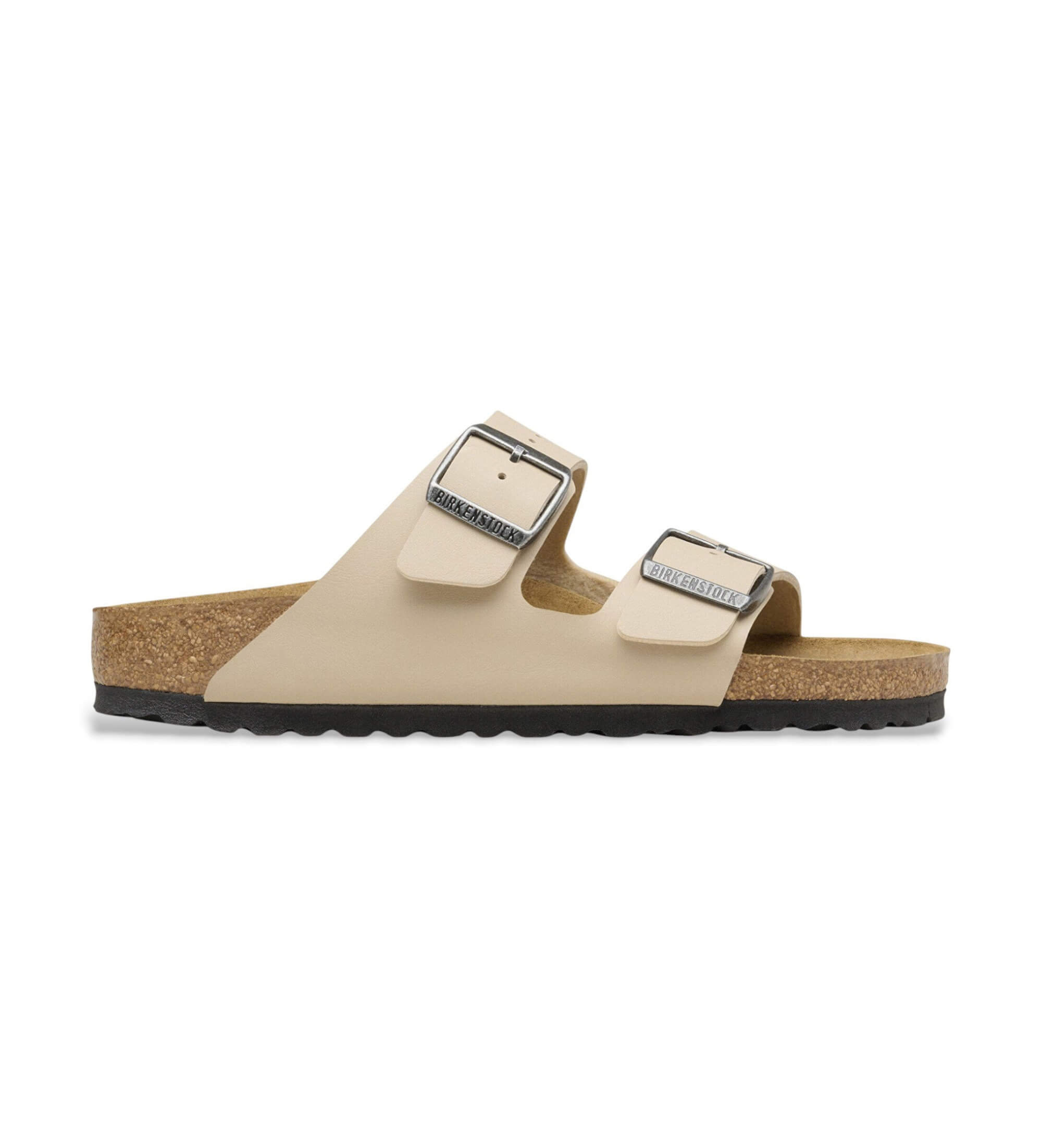 Birkenstock für Damen. 1031501 Sandalen Arizona (Schmale Passform) sandbeige (38), Wohnung, Keine, Lässig
