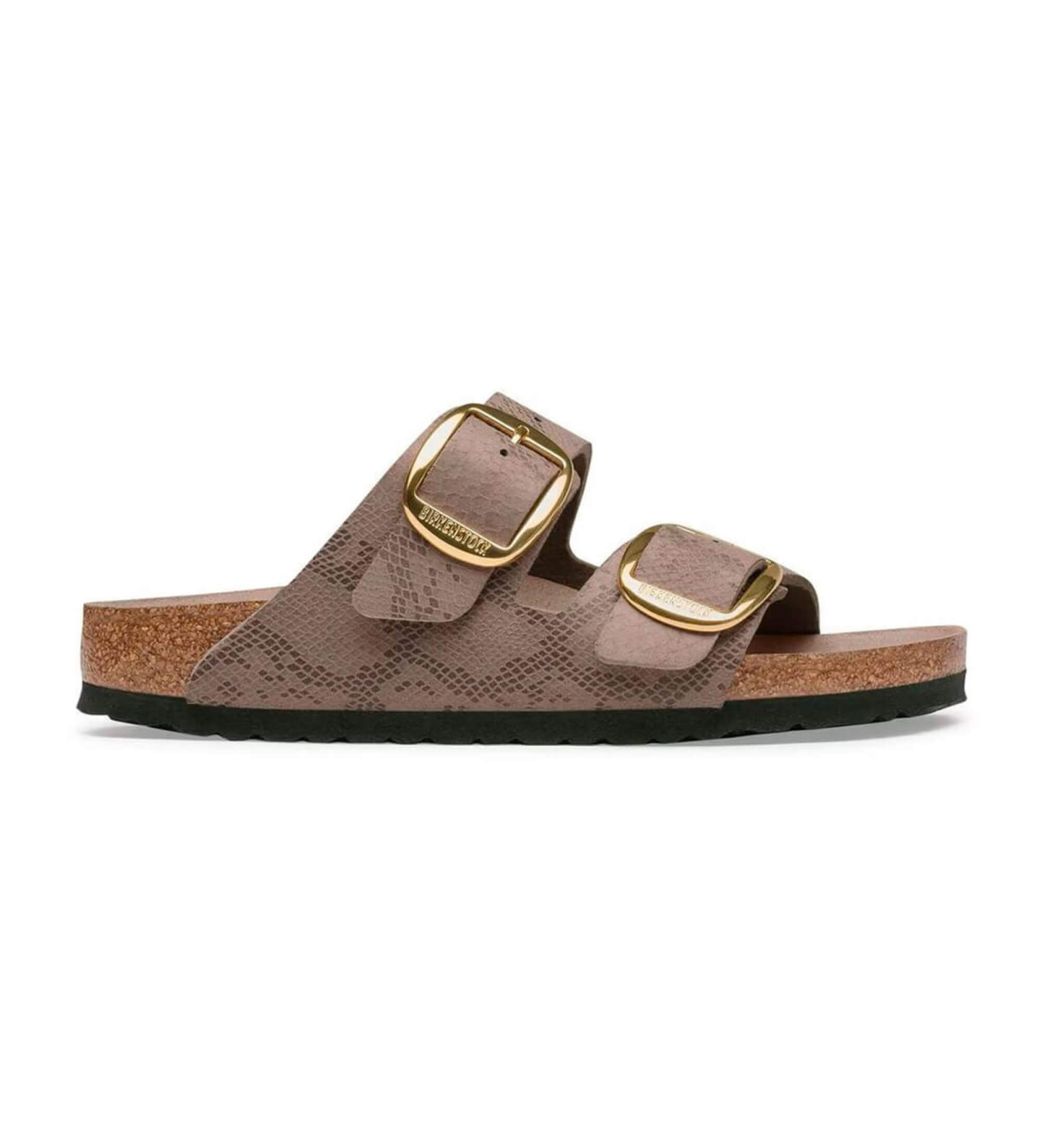Birkenstock für Damen. 1032891 Sandalen Arizona Big Buckle (Schmale Passform) taupe (36), Wohnung, Keine, Lässig
