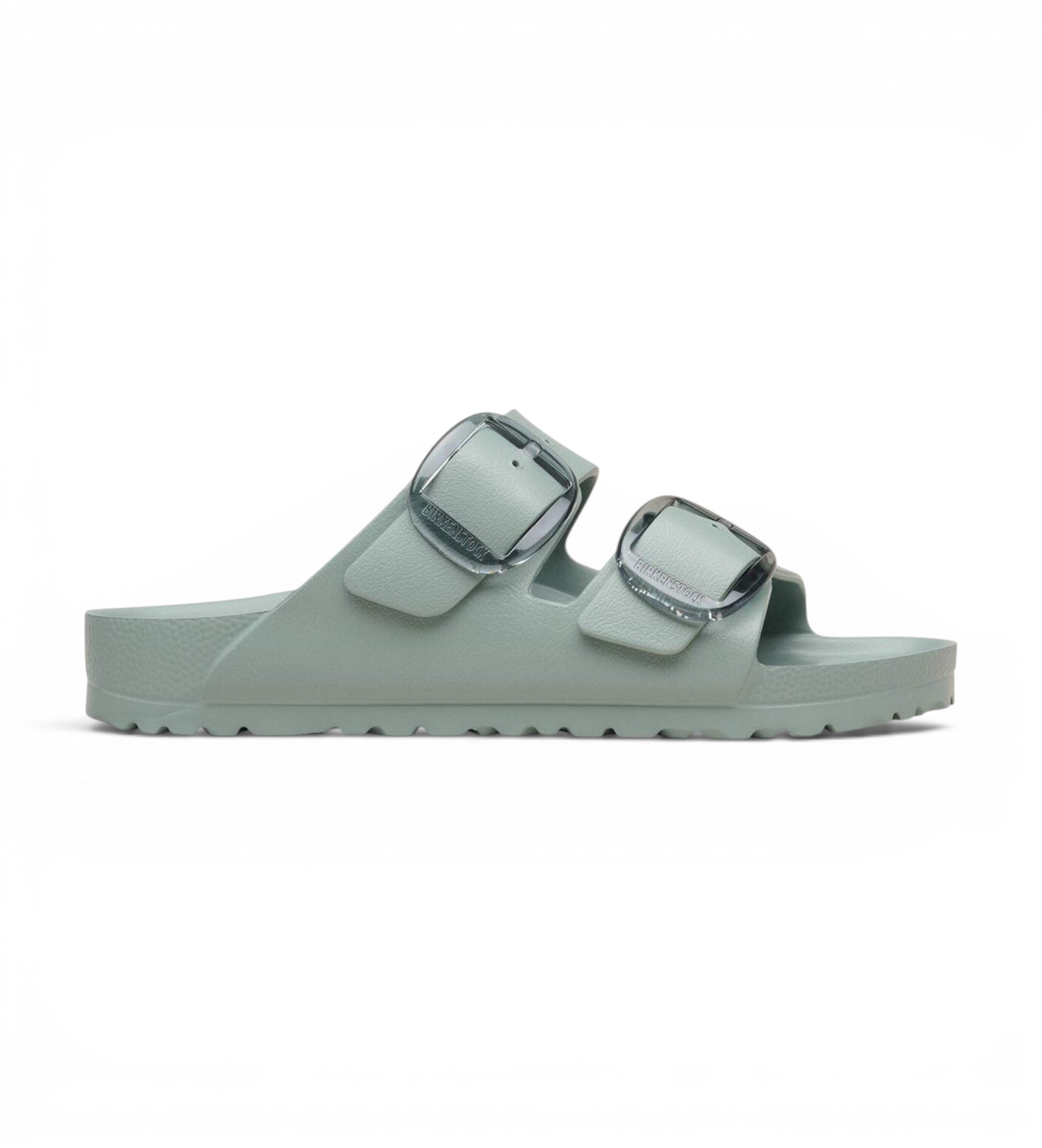 Birkenstock für Damen. 1031301 Sandalen Arizona Big Buckle EVA (Schmale Passform) türkis (42), Wohnung, Keine, Lässig, Grün