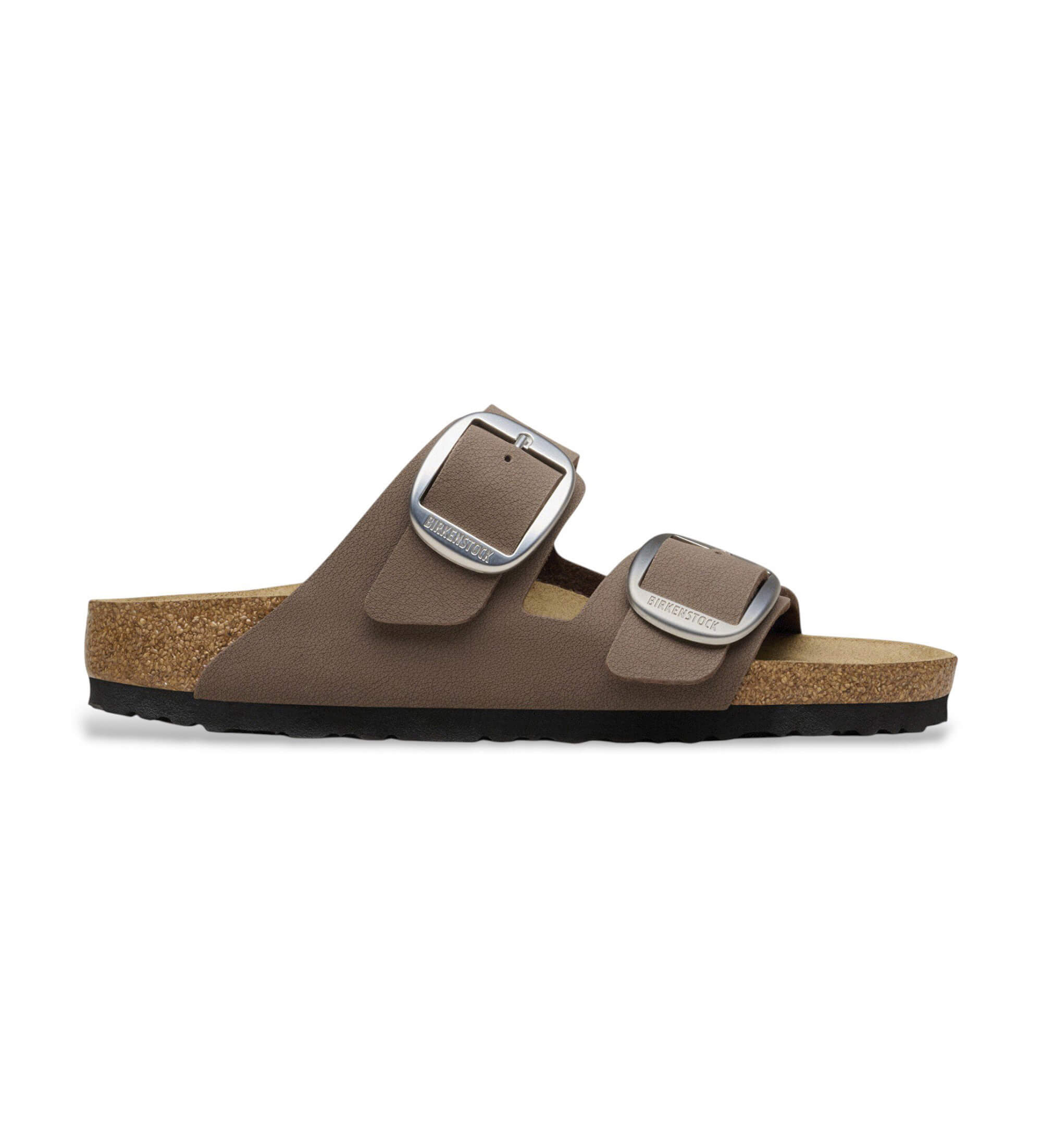 Birkenstock für Damen. 1032081 Sandalen Arizona Big Buckle (Schmale Passform) braun (40), Wohnung, Schnalle, Lässig, Taupe