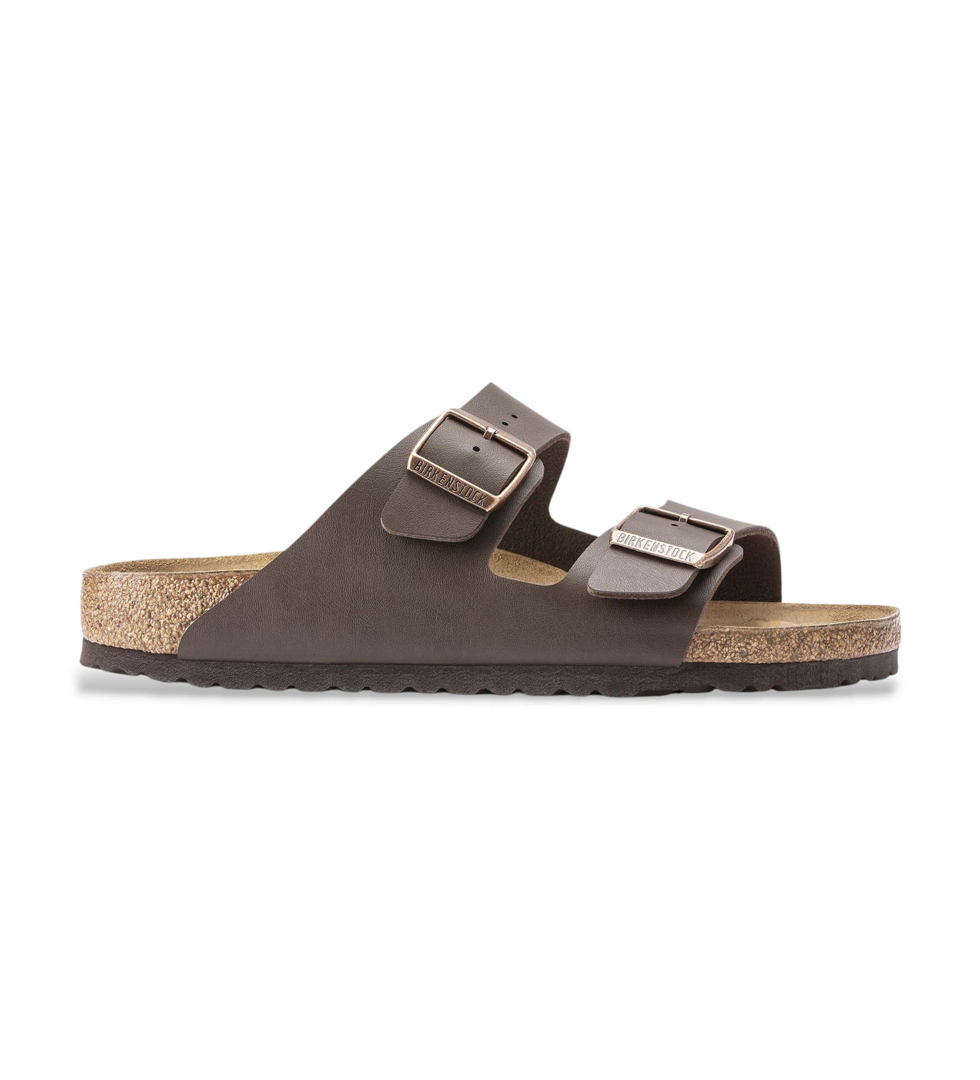 Birkenstock für Damen. 51703 Sandalen aus Leder Arizona Birko Flor (Schmale Passform) braun (41), Wohnung, Keine, Lässig