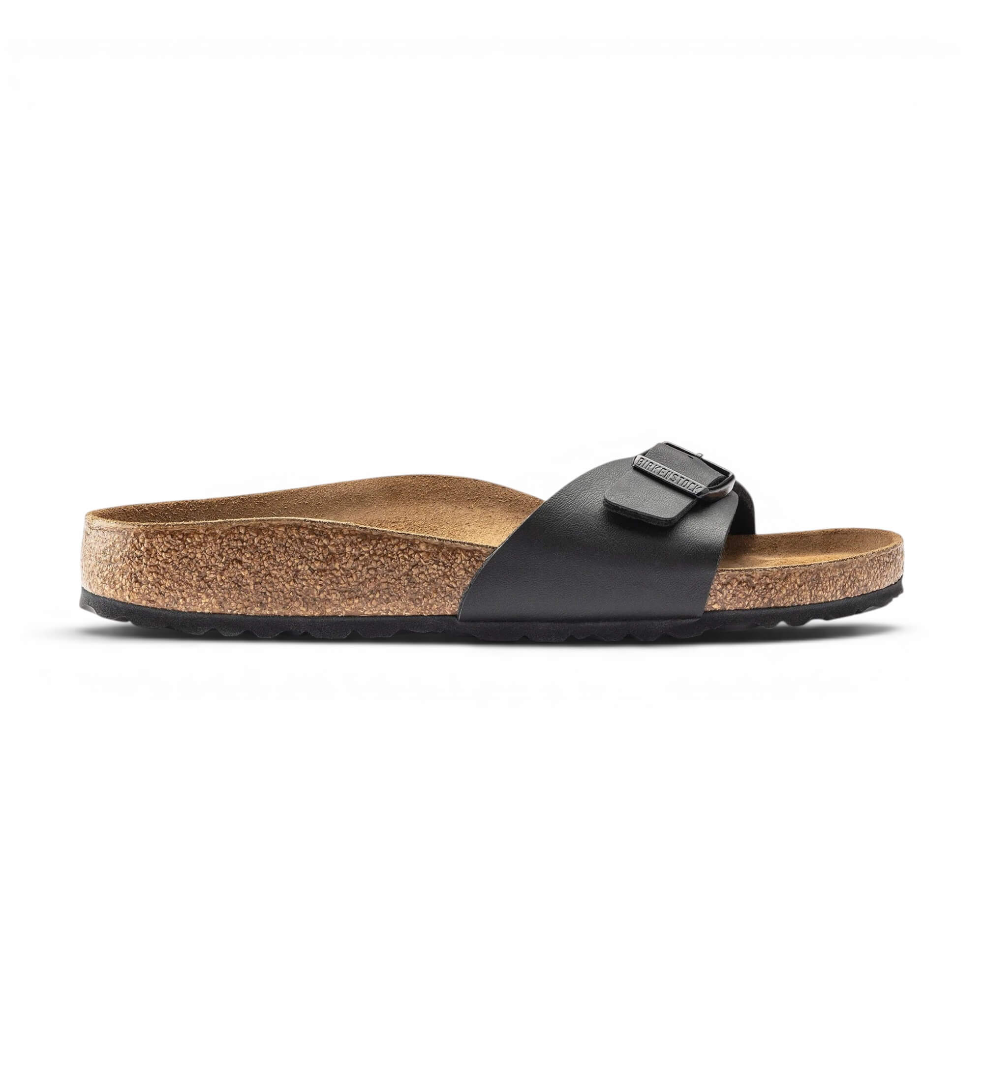 Birkenstock für Herren. 40791 Sandalen Madrid (Regular Fit) schwarz (46), Wohnung, Keine, Lässig
