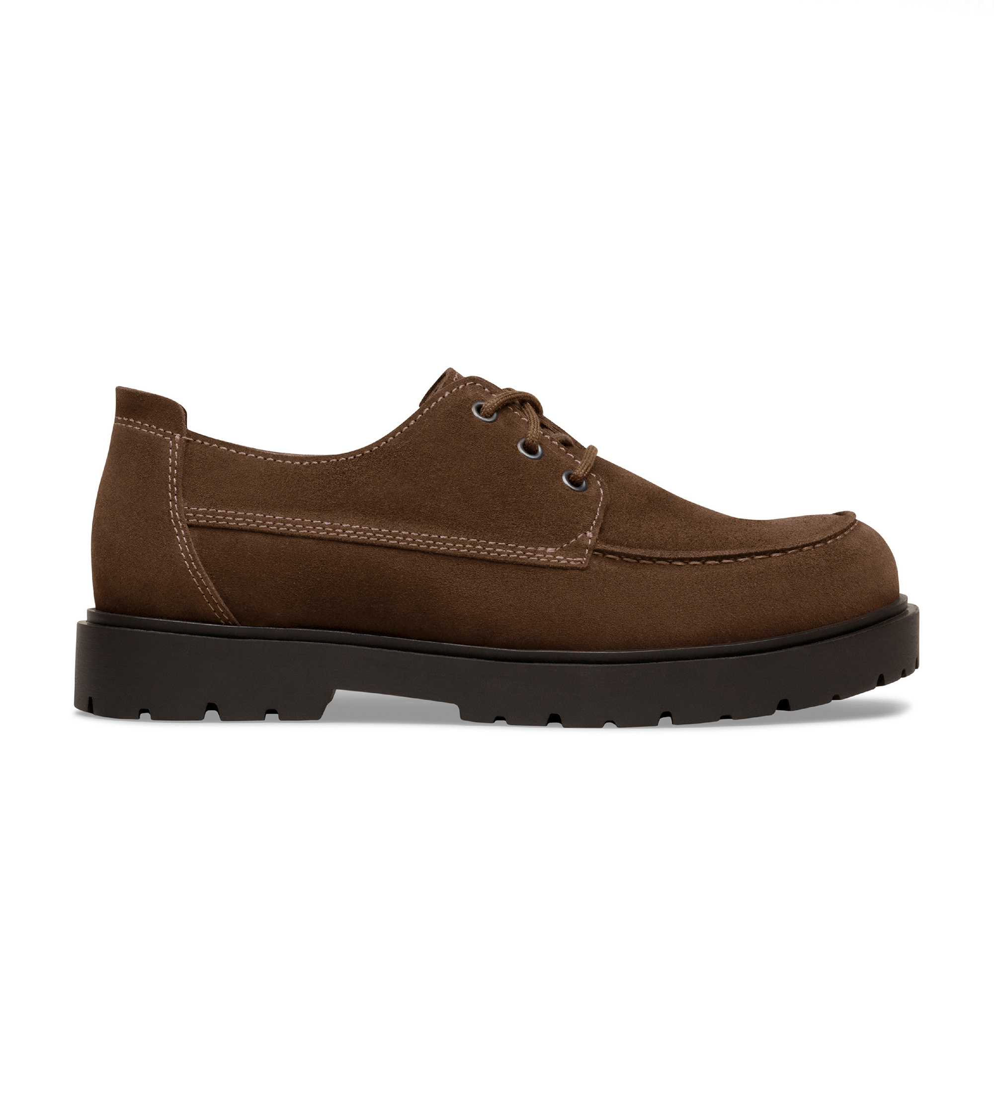 Birkenstock für Herren. 1031885 Highwood Moc Lederschuhe (Reguläre Passform) braun (40), Wohnung, Wildleder, Schnürsenkel, Lässig