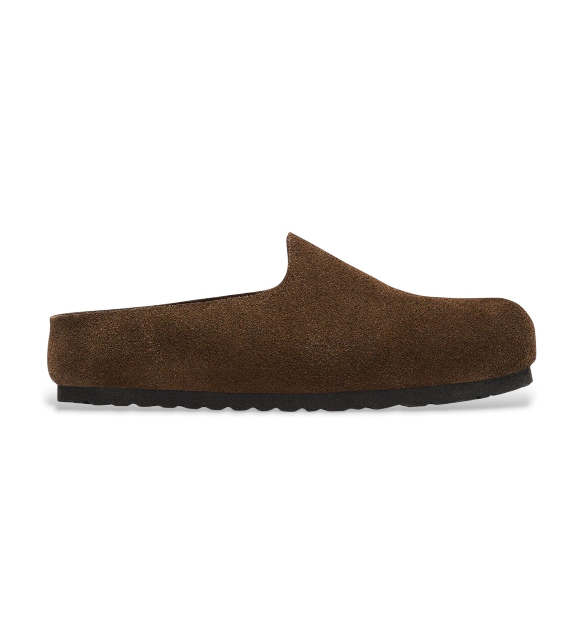 Birkenstockvoor mannen. 1032552 Leren Amsterdam Wrapped Klompen (Smalle Pasvorm) bruin (44), Plat, Geen, Casual