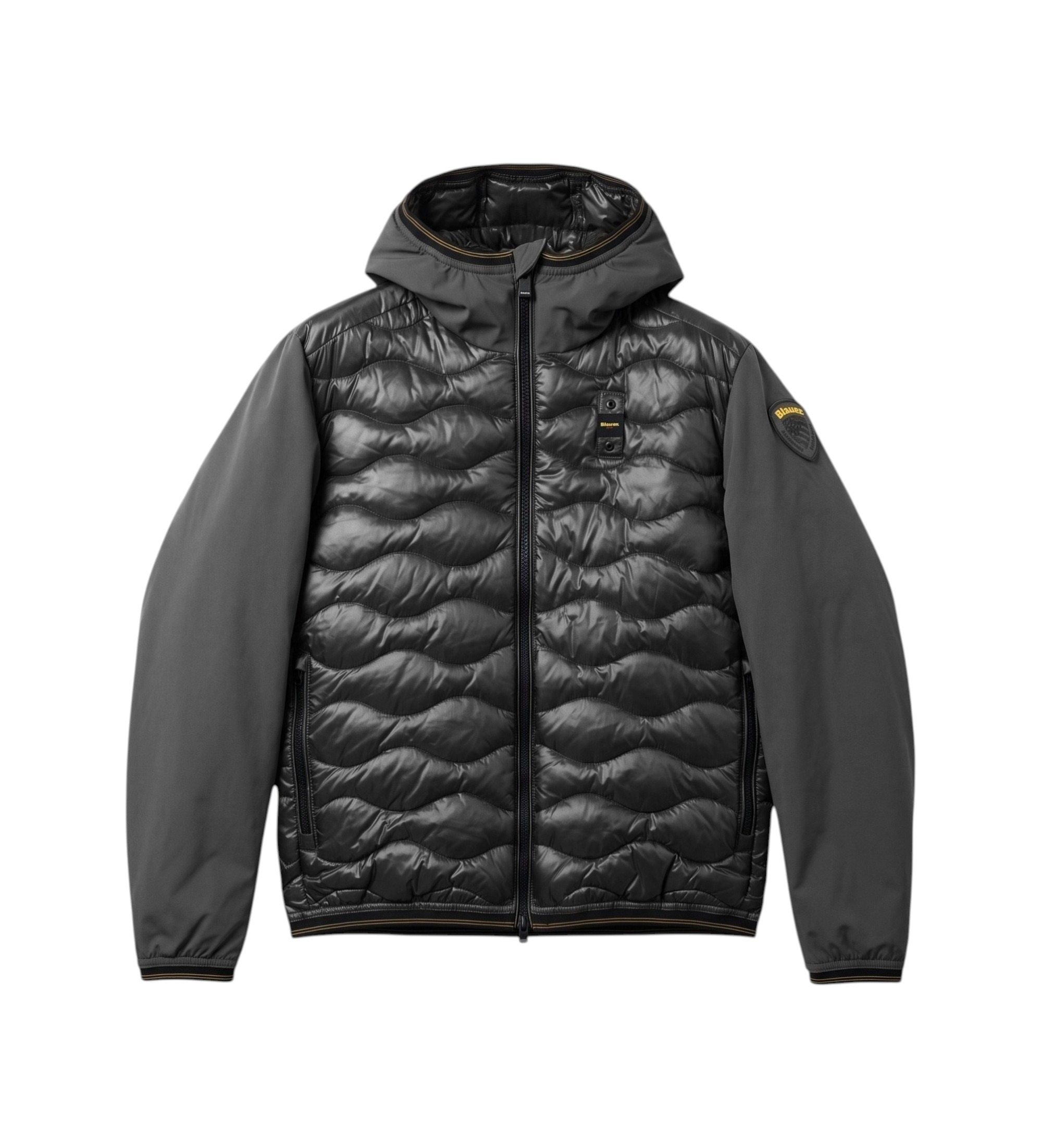 Blauervoor jongens. 26WBLKC08260 Zwarte Butland-jas (14años= 164cm), Casual, Nylon, kinderkleding