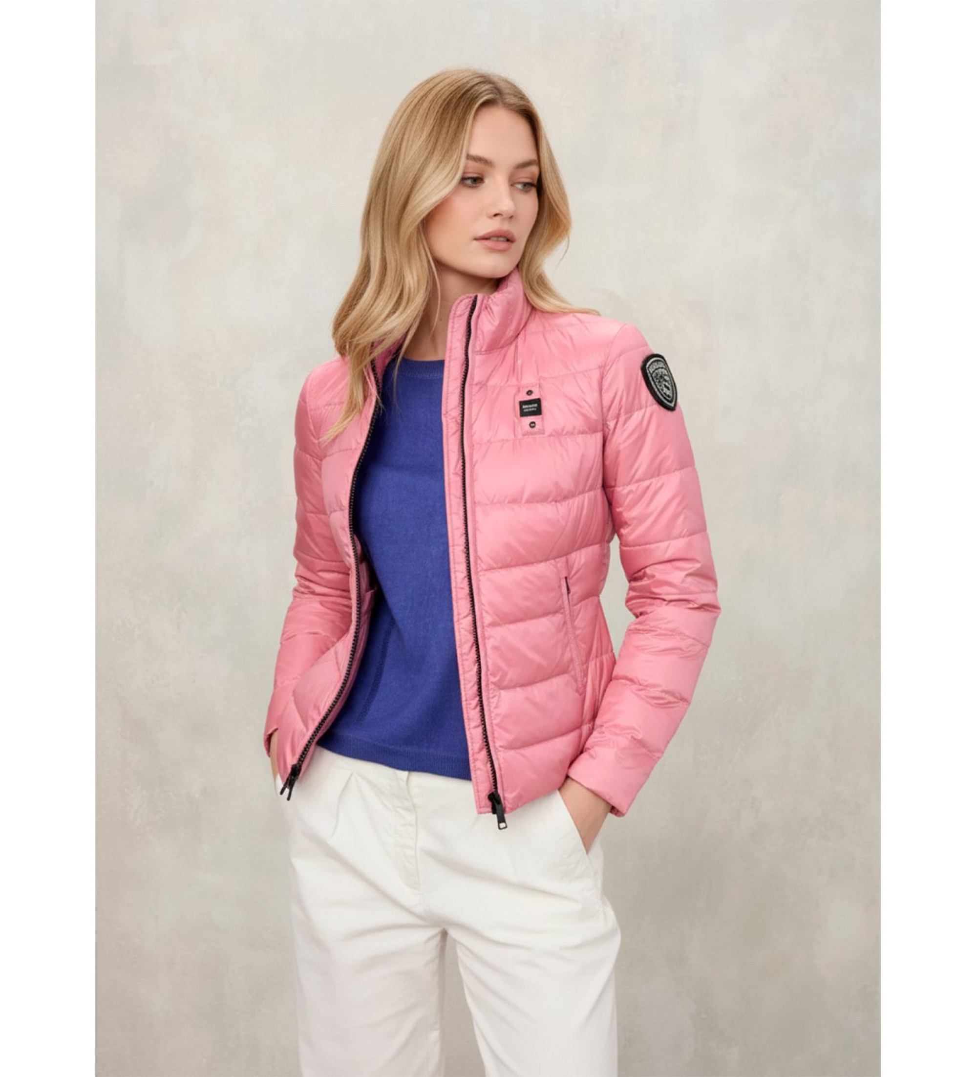 Blauer für Damen. 26SBLDC03165 Vale Jacke rosa (M), Lässig, Polyester