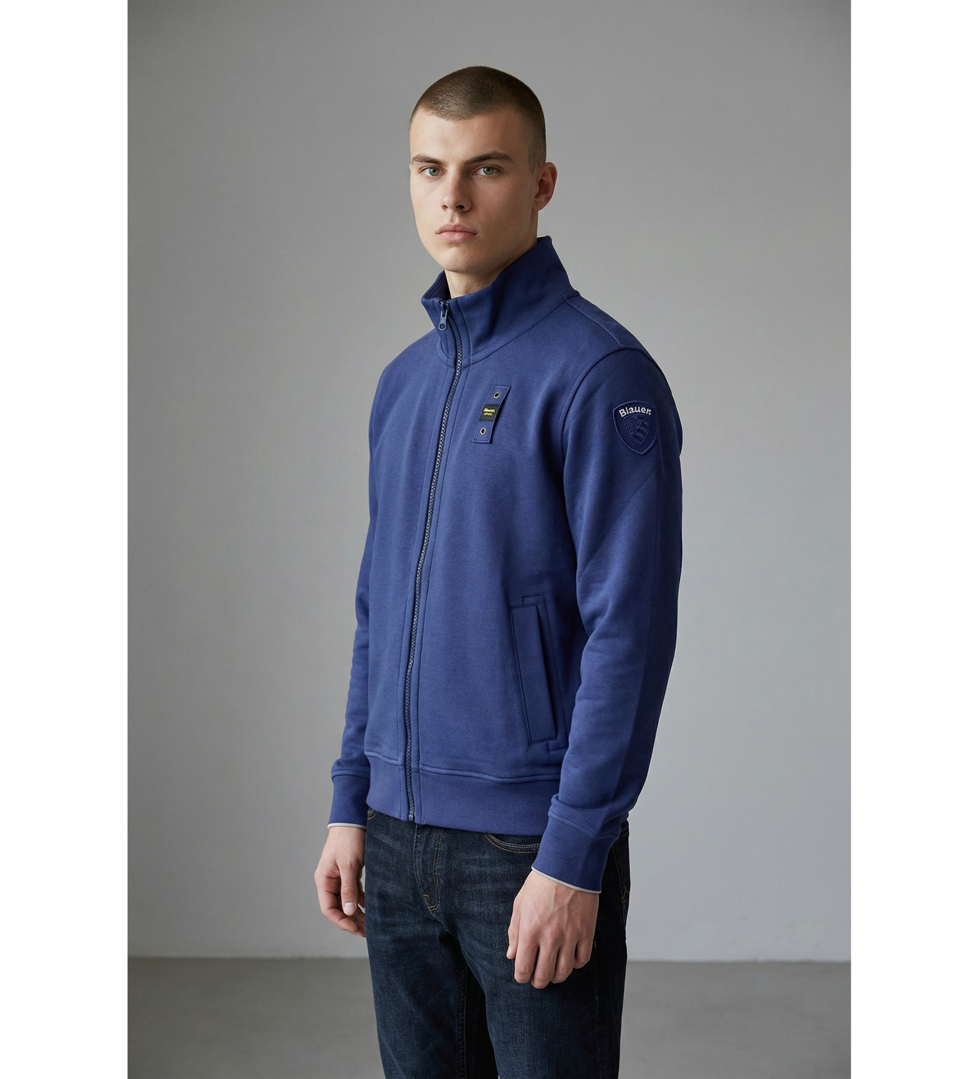Blauer für Herren. 26SBLUF01239 Sweatshirt City Neu blau (M), Lässig, Baumwolle