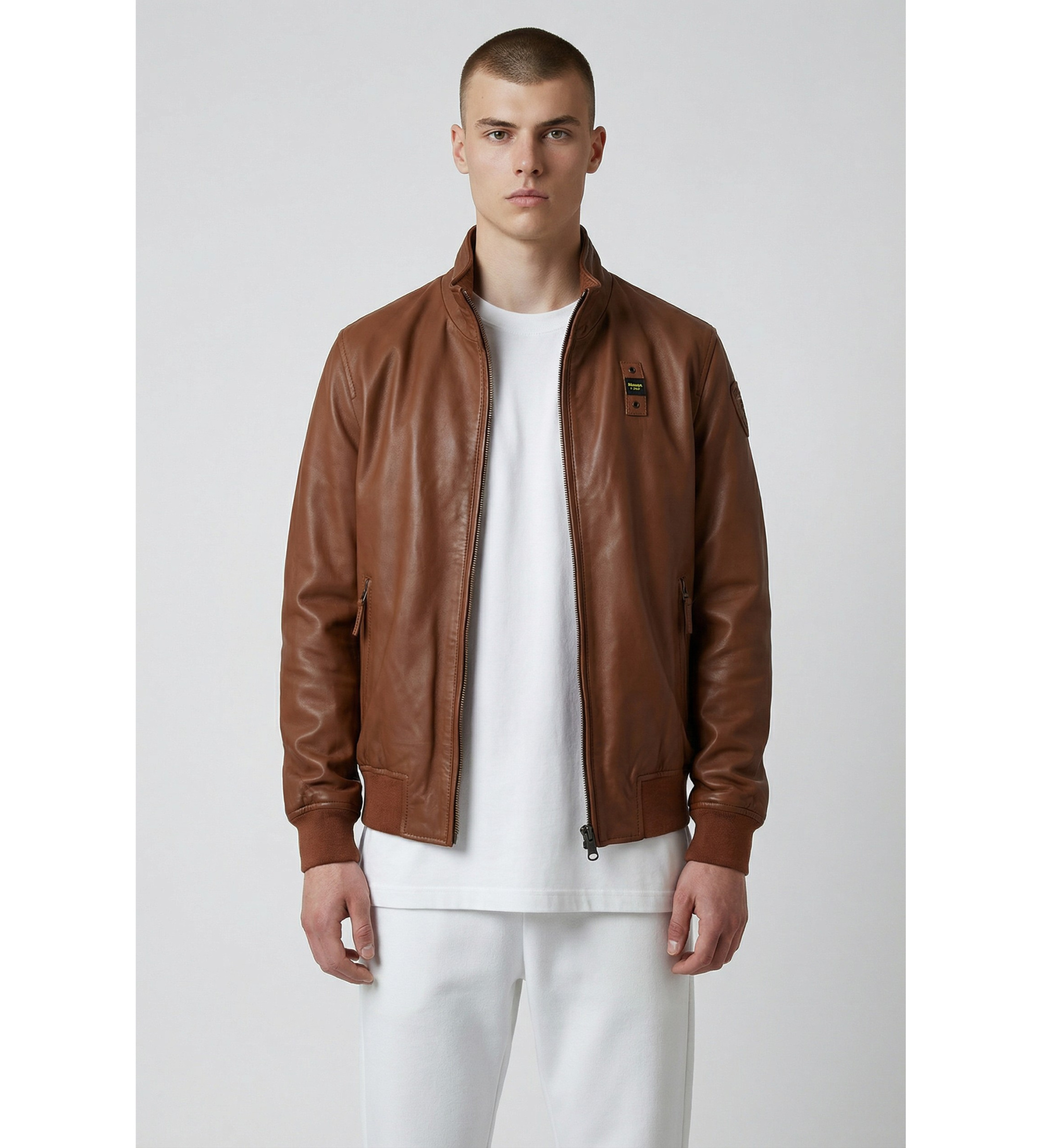 Blauer für Herren. 26SBLUL02441 Coniston Lederjacke braun (M), Lässig