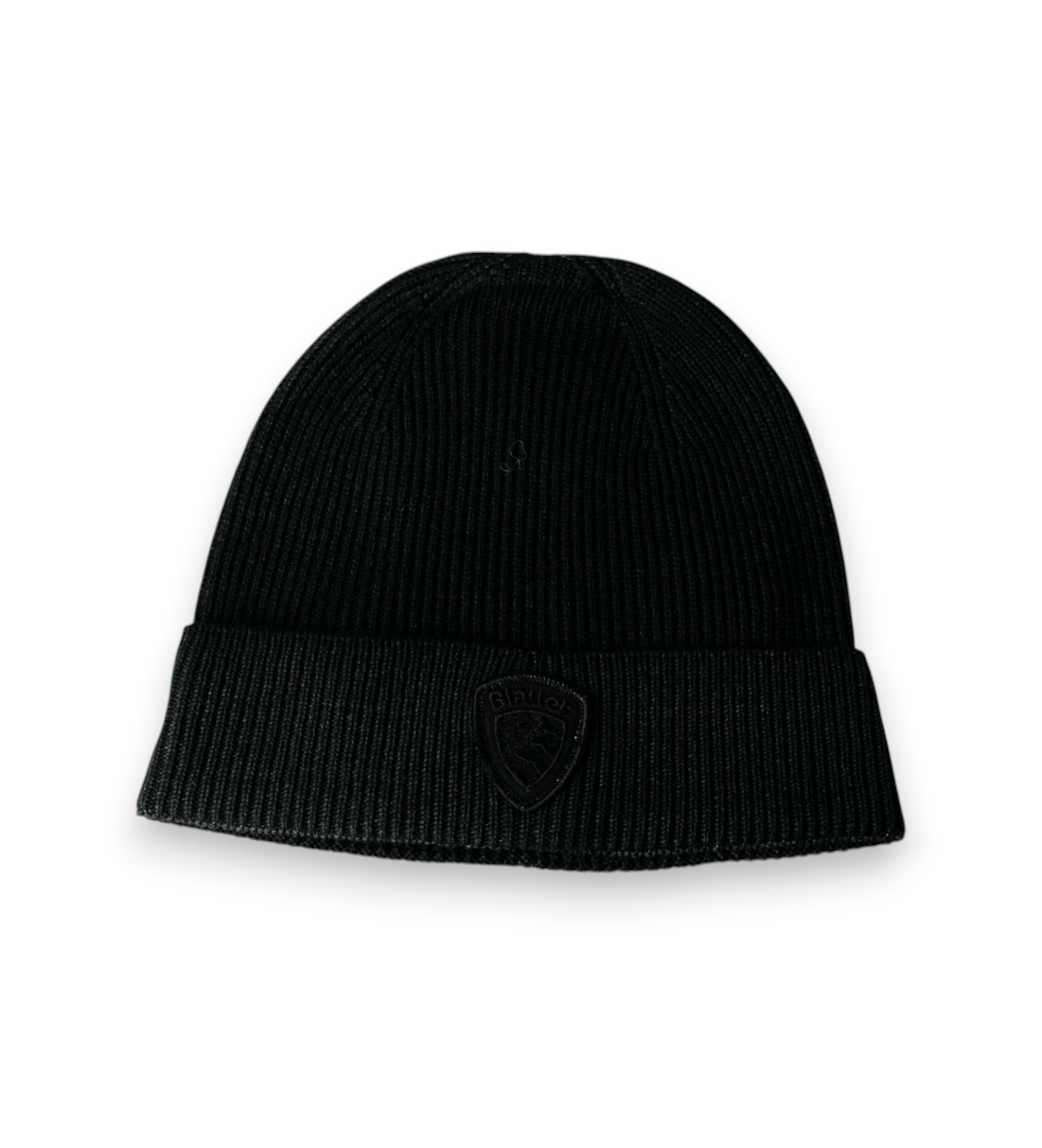 Blauer für Herren. 26WBLUA05467 Schwarze Oliver-Mütze (OSFA), Lässig, Wolle