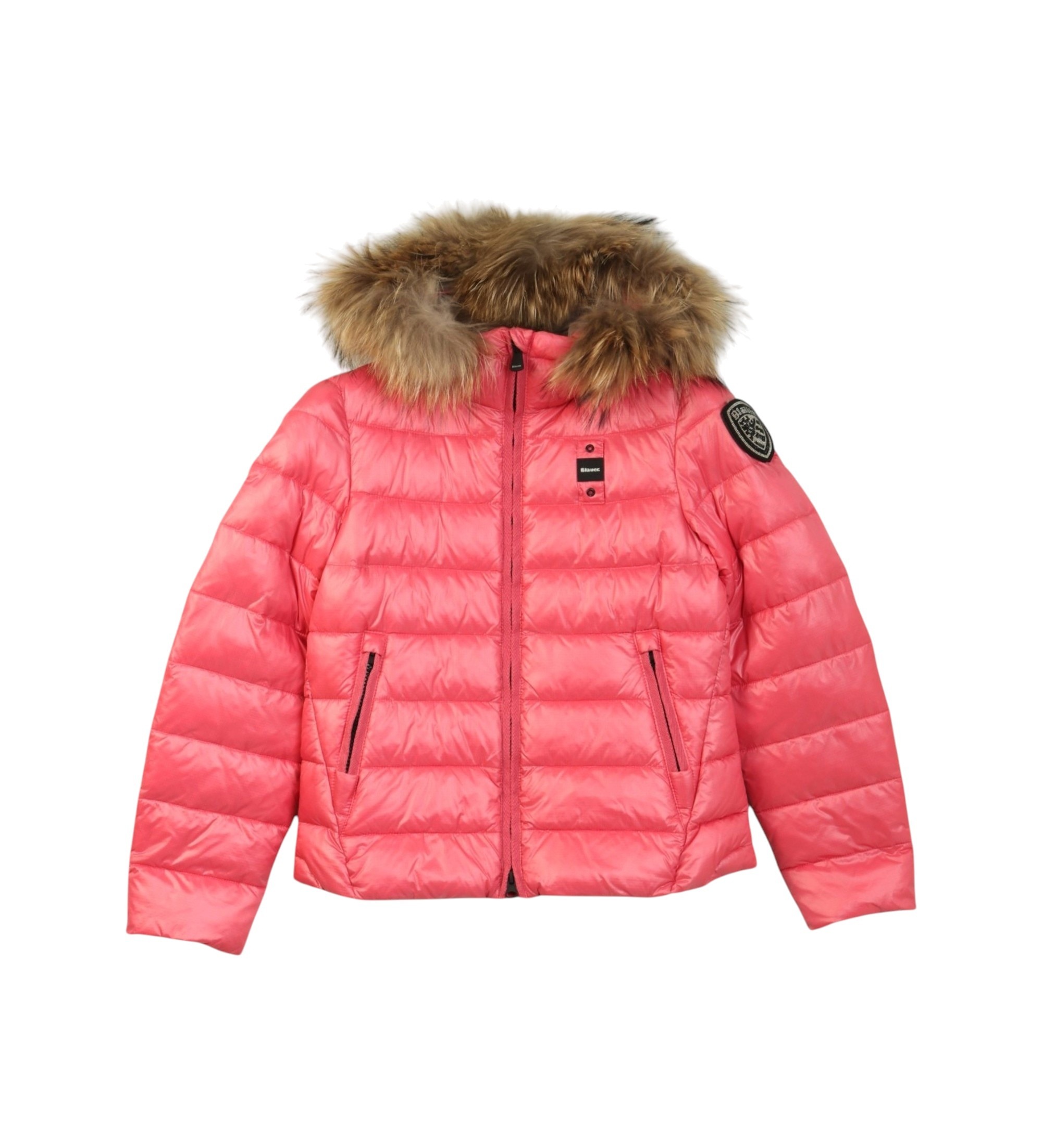 Blauervoor meisjes. 26WBLGC02293 Ivoorkleurige roze jas (12 Años), Casual, Polyamide, kinderkleding