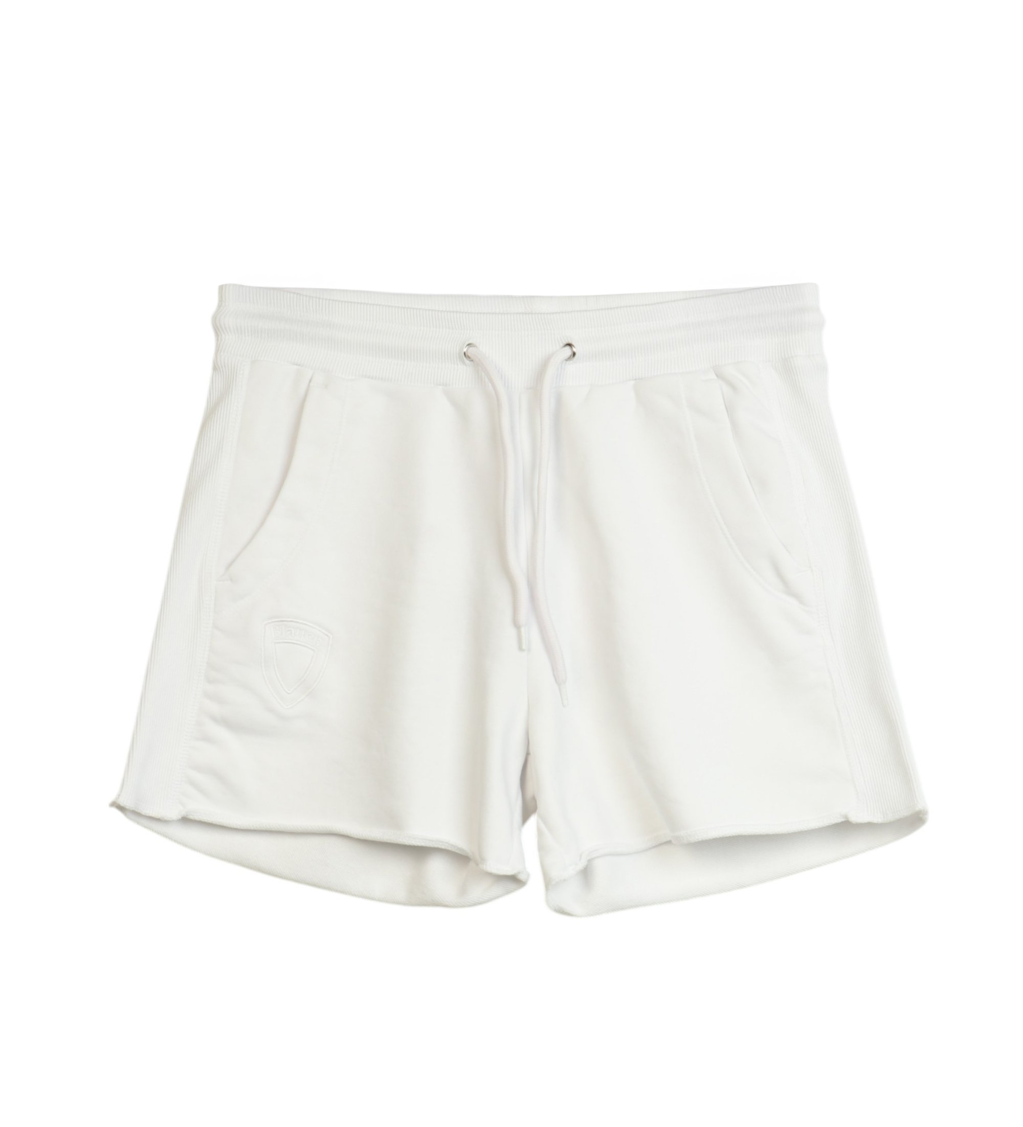 Blauer für Damen. 25SBLDP05205 Maida Shorts aus weißem Plüsch (S), Lässig, Baumwolle