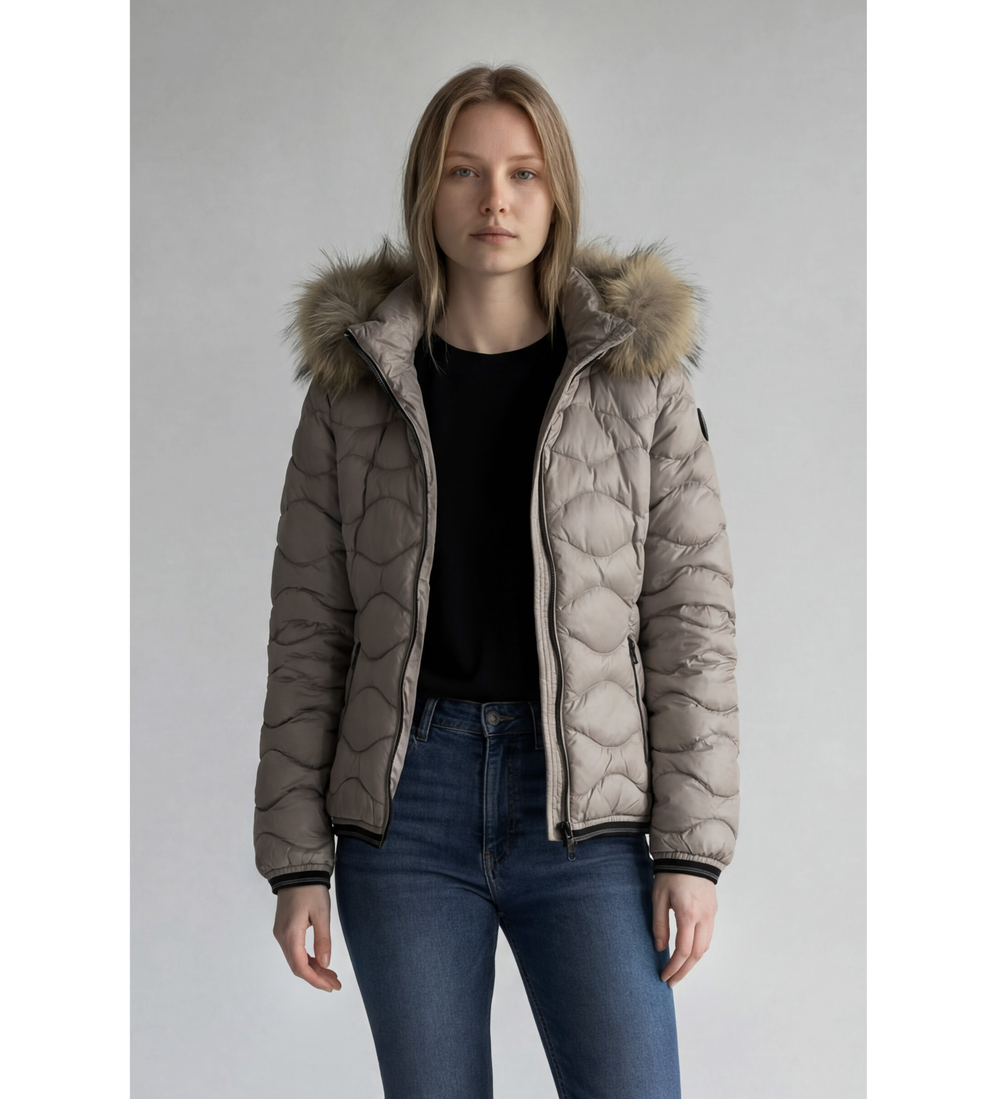 Blauer für Damen. 25WBLDC03096 Daunenjacke Aldie antrazitgrau (M), Lässig, Nylon