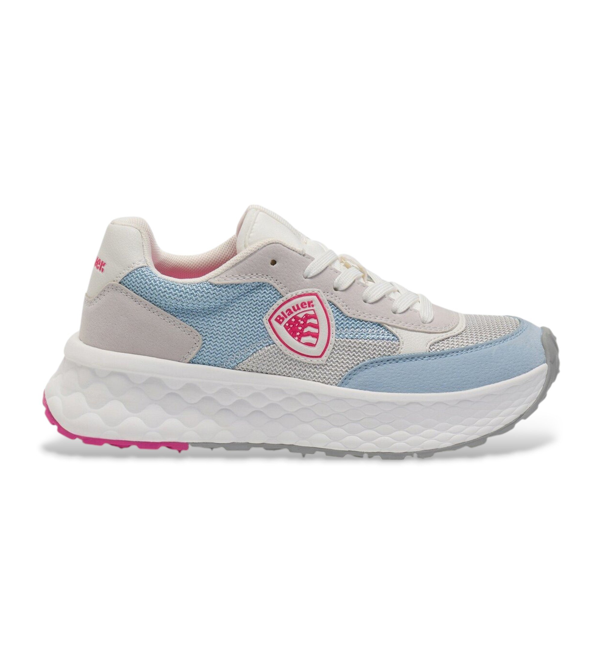 Blauer für Damen. S5LYNN01 Turnschuhe Lynn01 blau (36), Wohnung, Schnürsenkel, Lässig