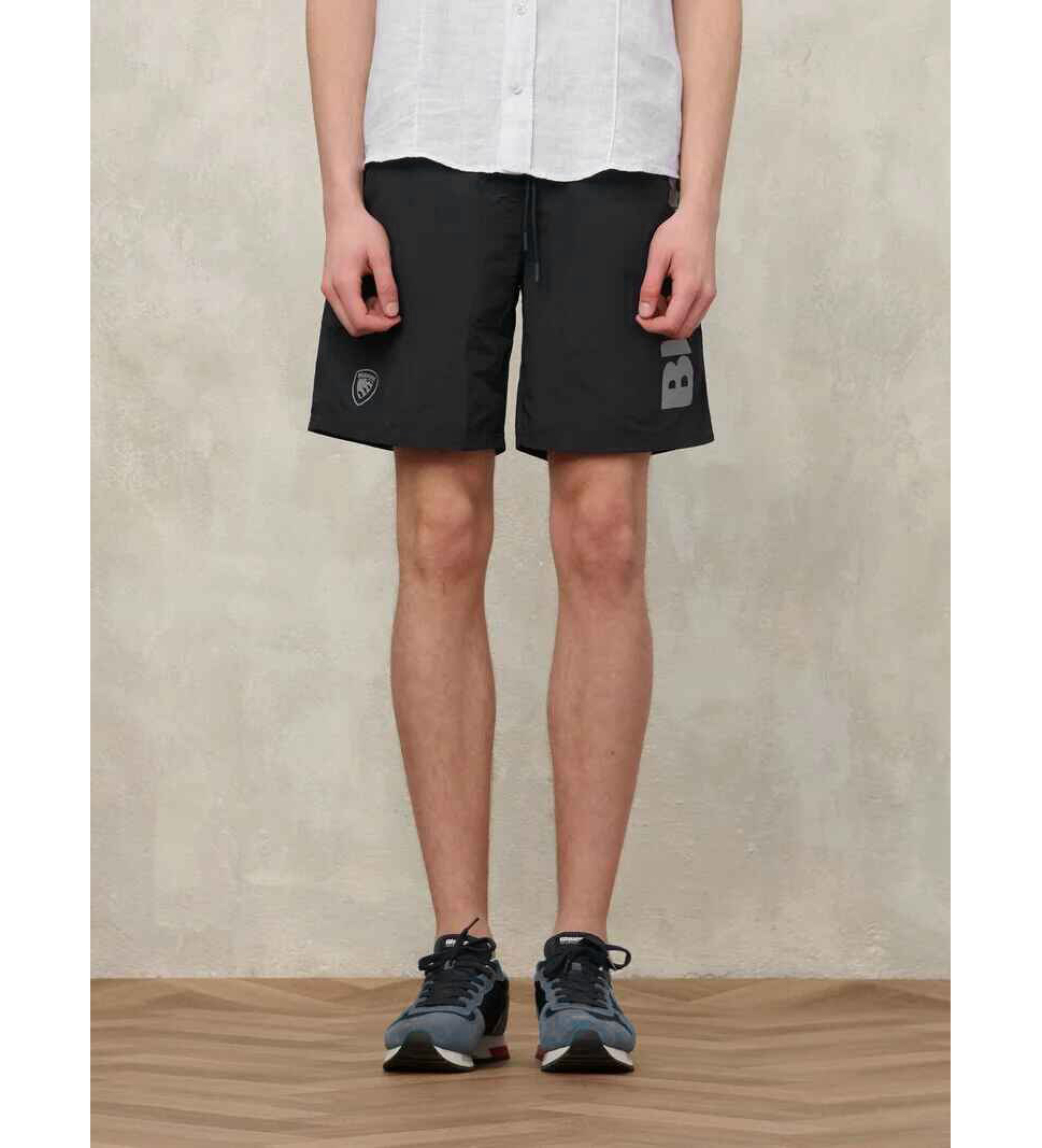Blauer für Herren. 26SBLUN02490 Kurze Hosen Glenham schwarz (L), Lässig, Nylon