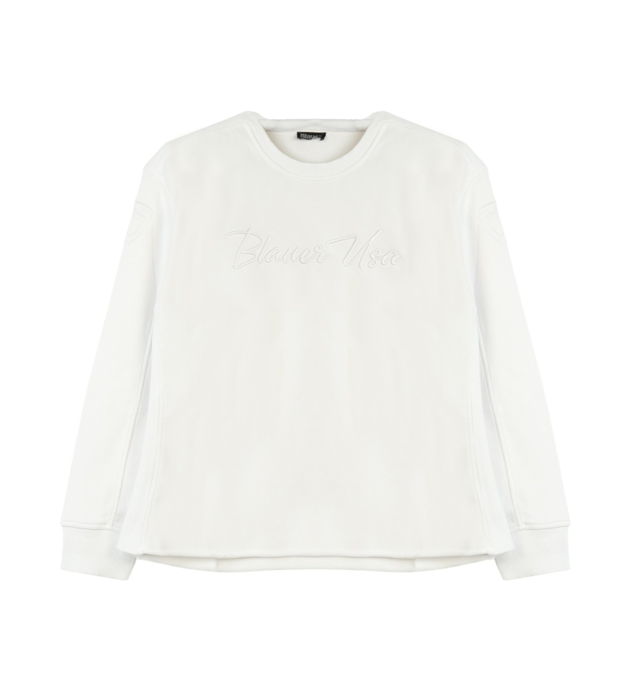 Blauer für Damen. 25SBLDF03201 Sweatshirt Carlotta weiß (L), Lässig, Baumwolle