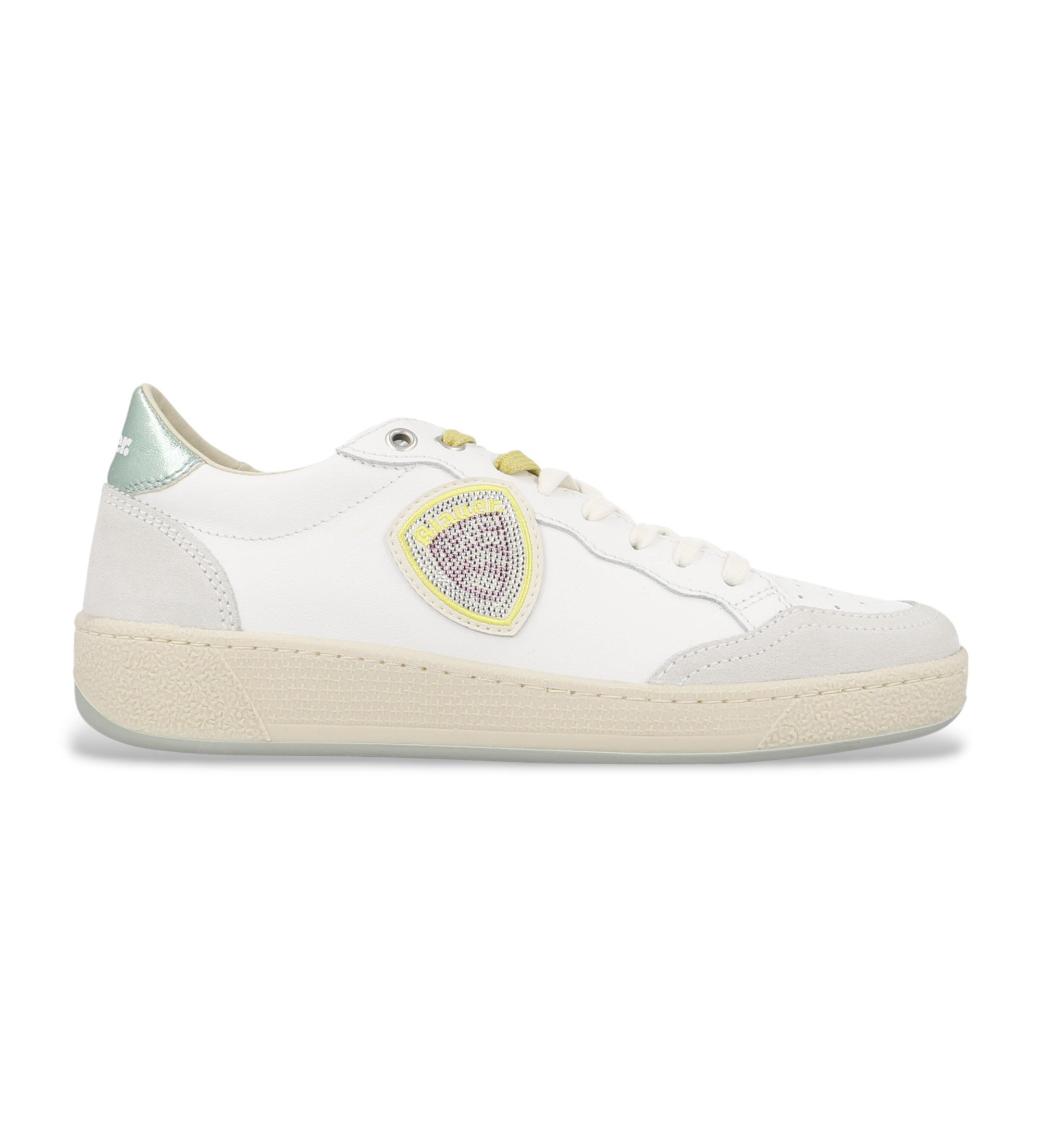 Blauer für Damen. S5OLYMPIA11 Leder Turnschuhe Olympia11 beige (36), Wohnung, Schnürsenkel, Lässig