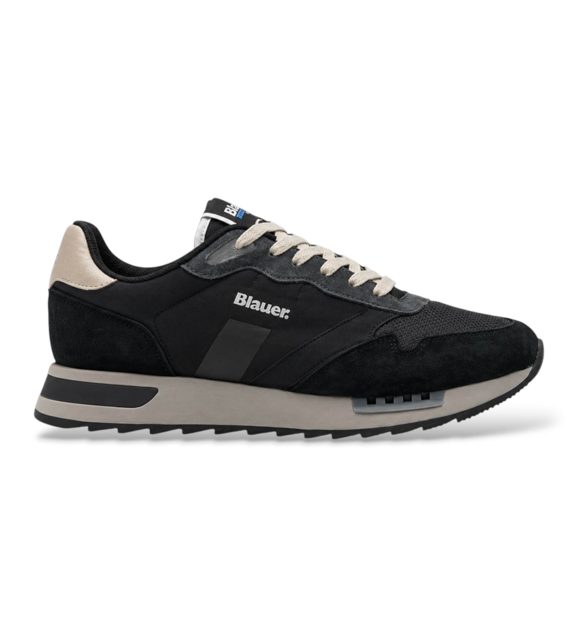 Blauer für Herren. F6RYDER01 Ryder 01 Sneaker aus Leder in Schwarz (43), Wohnung, Schnürsenkel