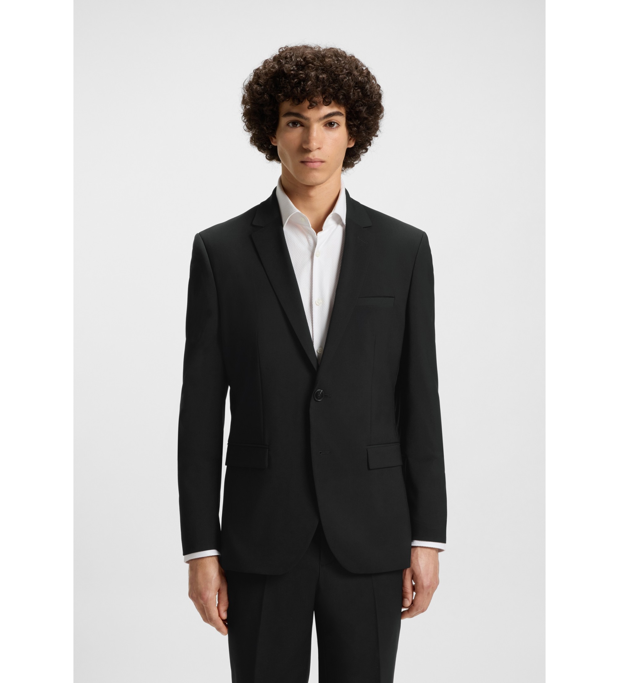 HUGO für Herren. 50540157 Schwarzer Blazer Arti schwarz (56), Lässig, Party, Synthetisch, Klassisch