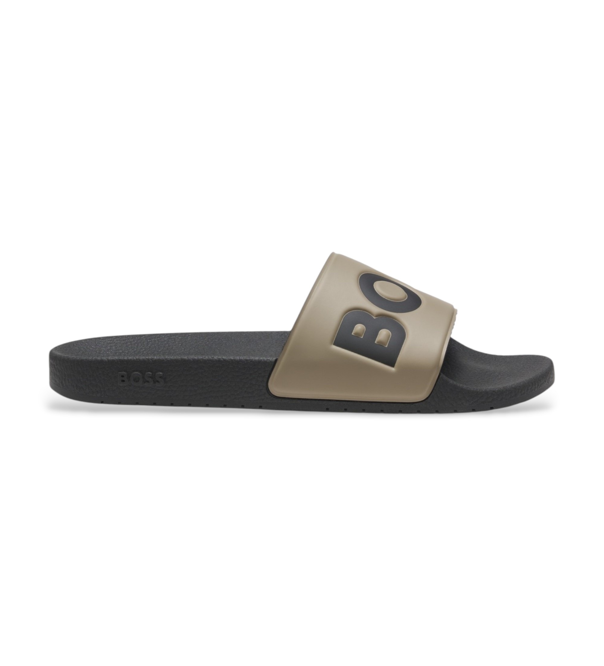 BOSS für Herren. 50536835 Aryeh Slid Flip-Flops, braun (41), Wohnung, Keine, Lässig, Strandbekleidung
