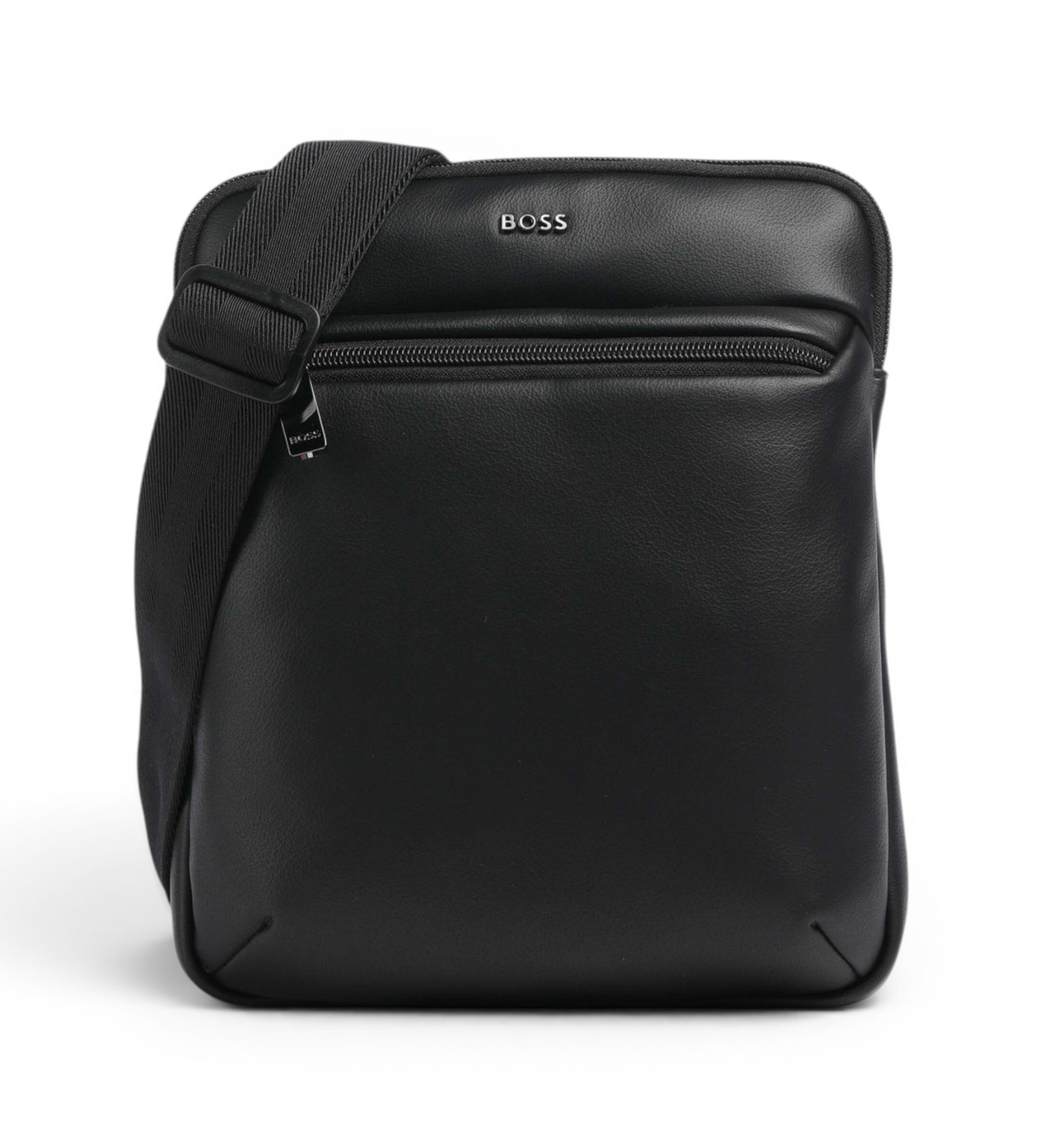 BOSS für Herren. 50567866 Umhängetasche Jace Envelope schwarz (OSFA), Lässig, Recyceltes Polyester