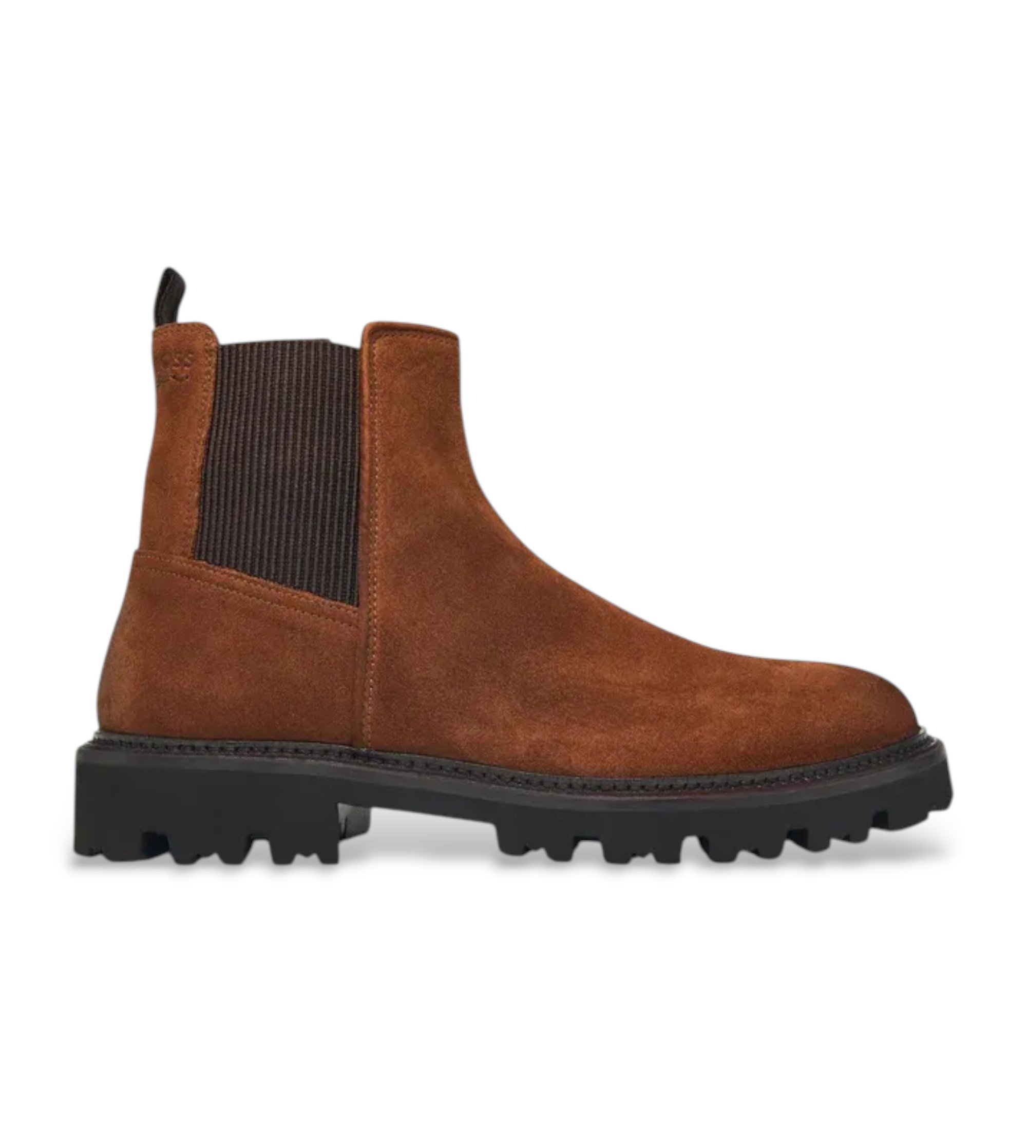 BOSS für Herren. 50552572 Braune Julyo Chelsea-Stiefel aus Leder (40), Wohnung, Keine, Klassisch