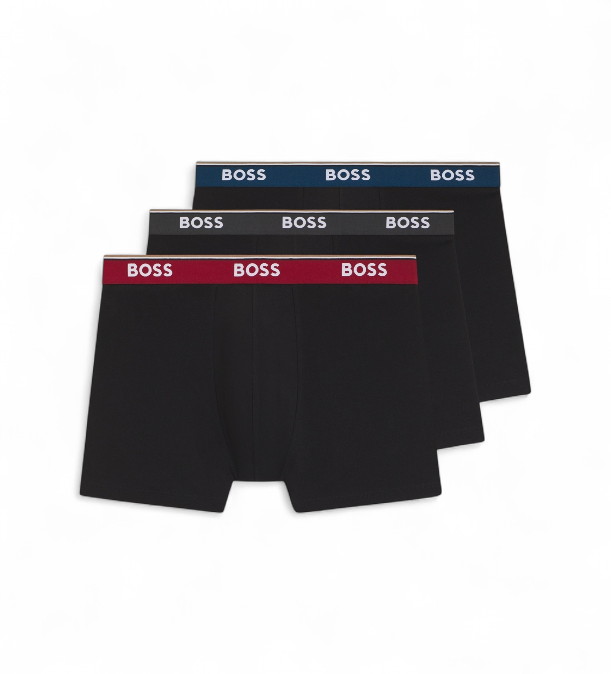 BOSS für Herren. 50554694 Set 3 Boxershorts Power schwarz (XL), Heimtextilien, Baumwolle
