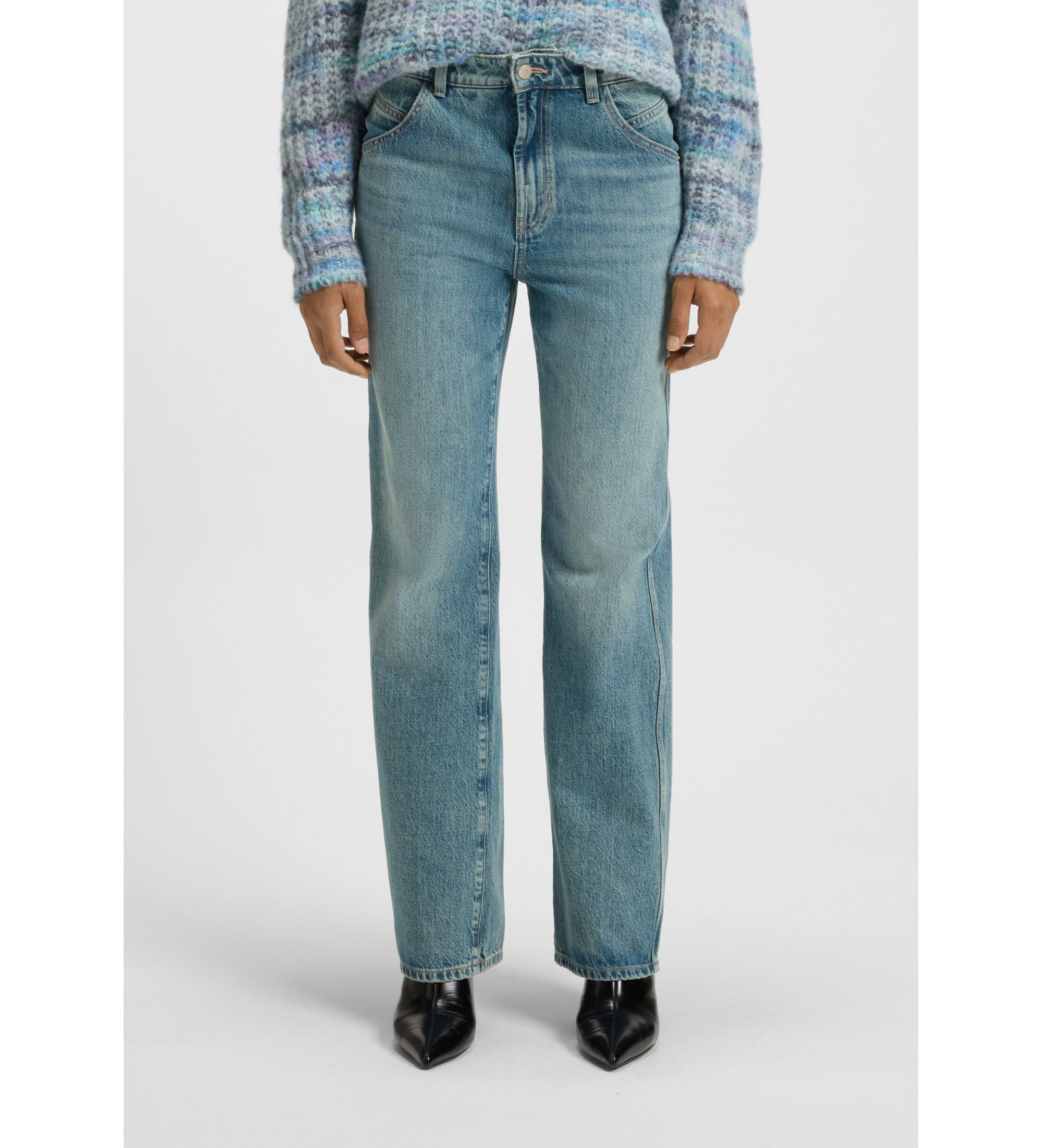 BOSS für Damen. 50548437 Jeans Ada blau (27/32), Lässig, Baumwolle, Denim