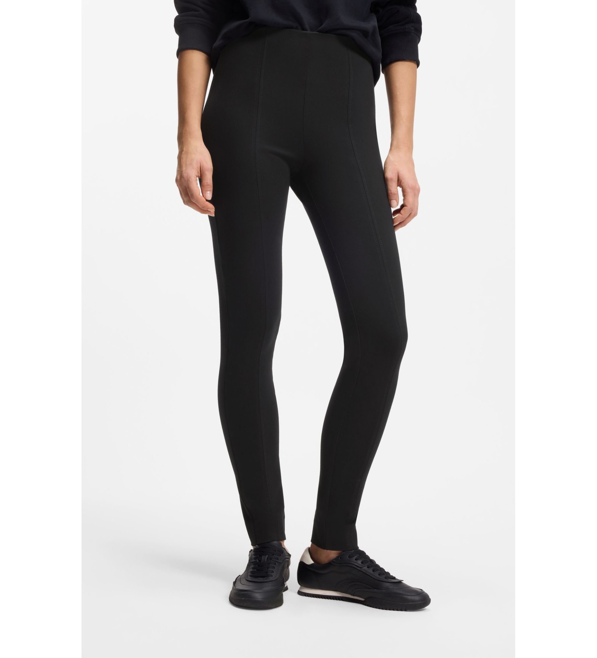 BOSS für Damen. 50556872 Leggings Tegging schwarz (32), Lässig, Sportlich, Viskose