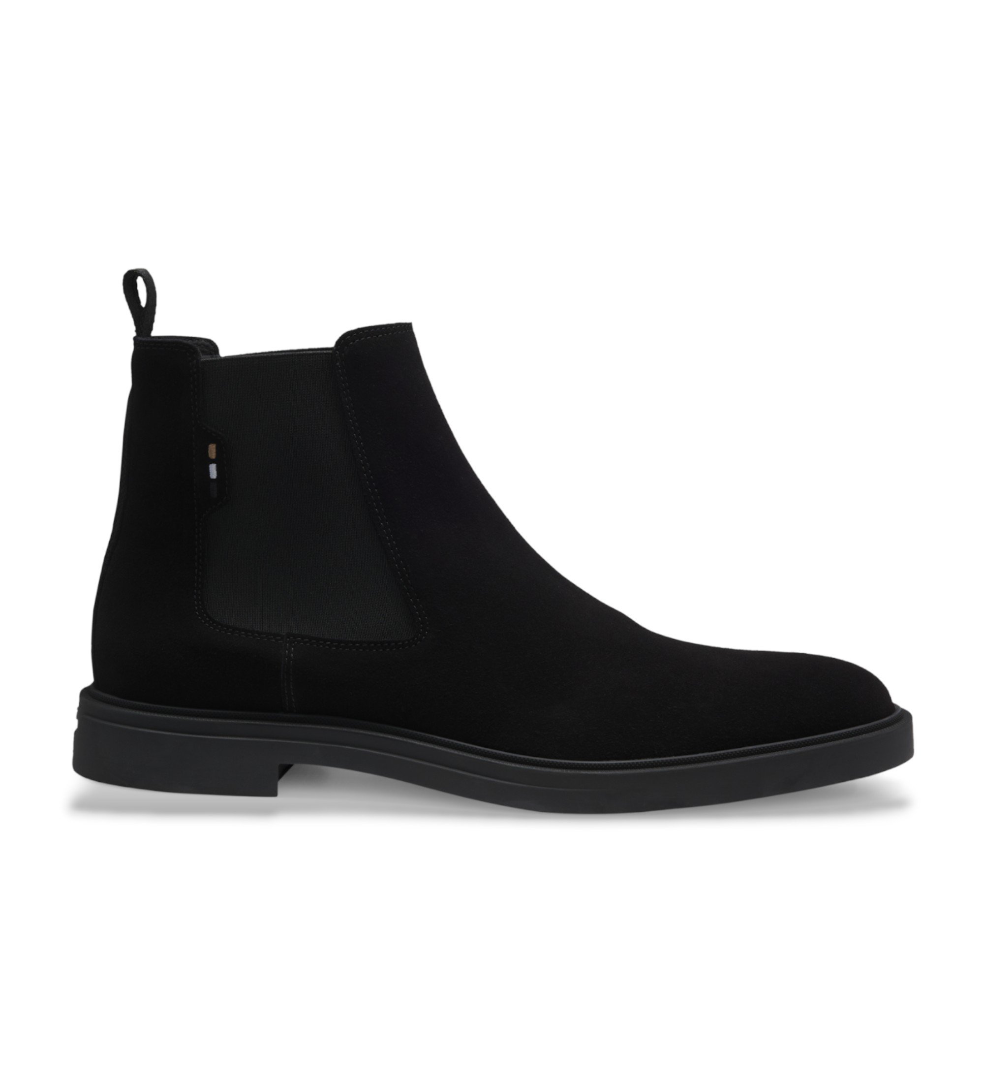 BOSS für Herren. 50552528 Calev Lederstiefel schwarz (45), Wohnung, Keine, Lässig