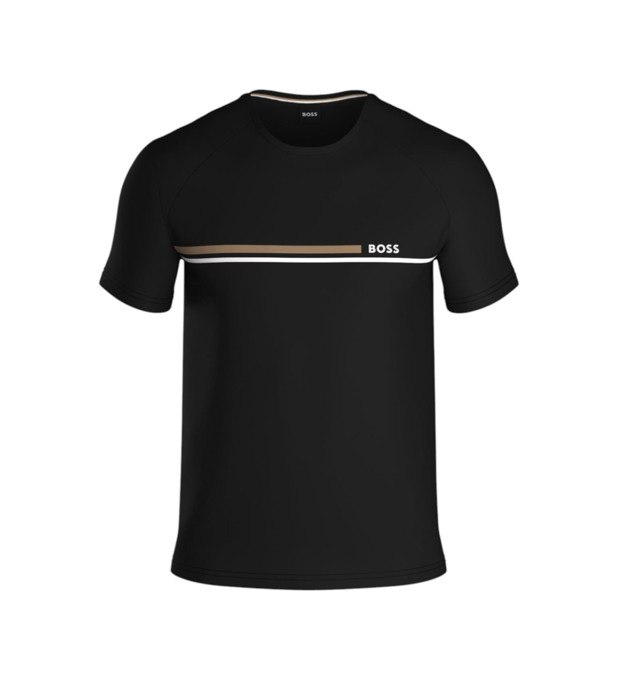 BOSS für Herren. 50561470 Authentic T-Shirt schwarz (S), Lässig, Baumwolle, Kurzarm