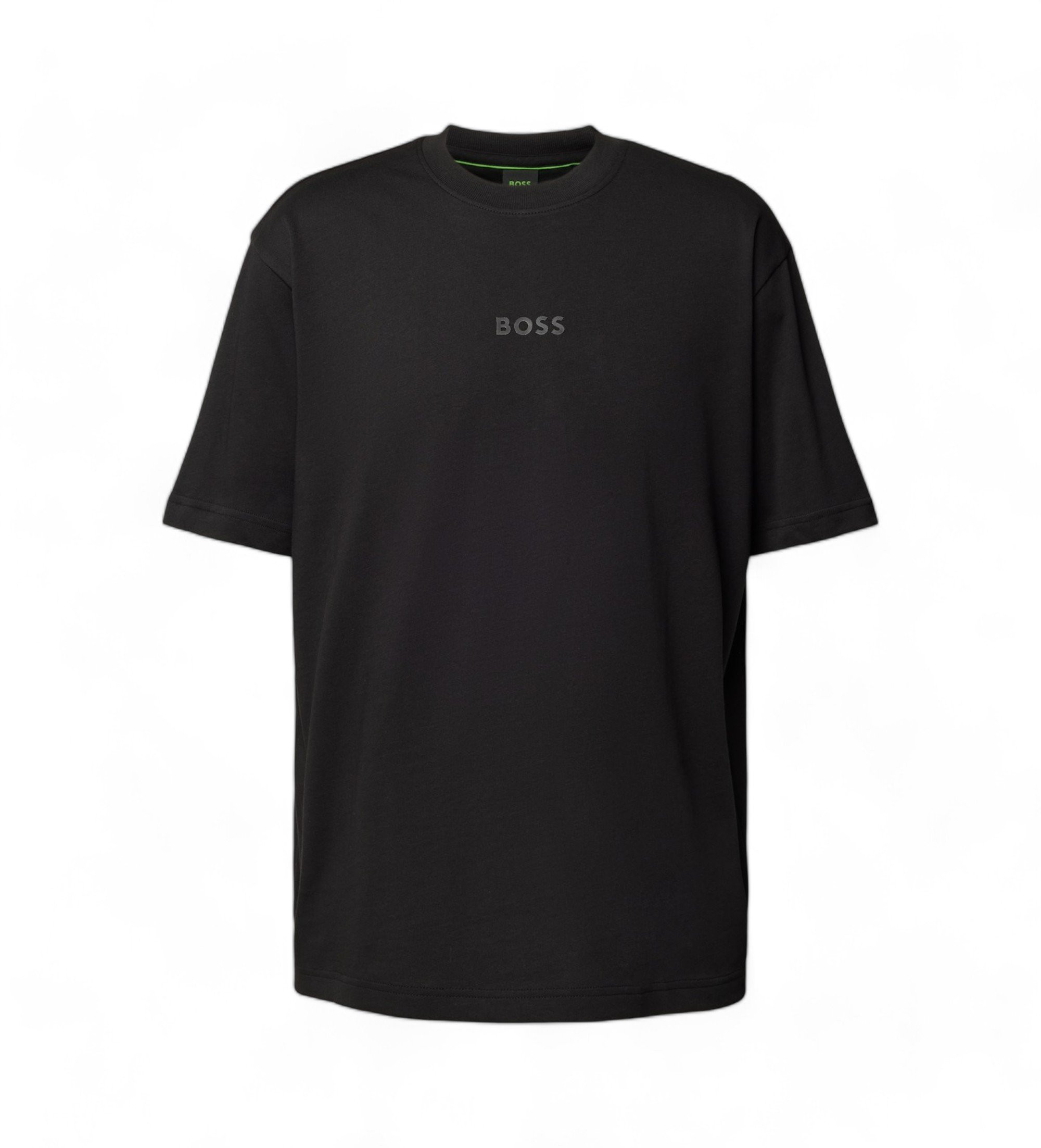 BOSS für Herren. 50519368 Schwarzes Freizeit-T-Shirt (XL), Lässig, Baumwolle, Kurzarm
