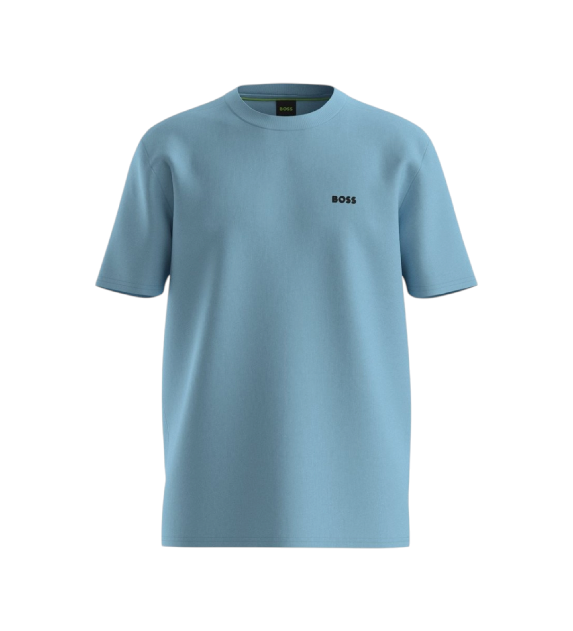 BOSS für Herren. 50506373 T-Shirt Detail blau (L), Lässig, Baumwolle, Kurzarm