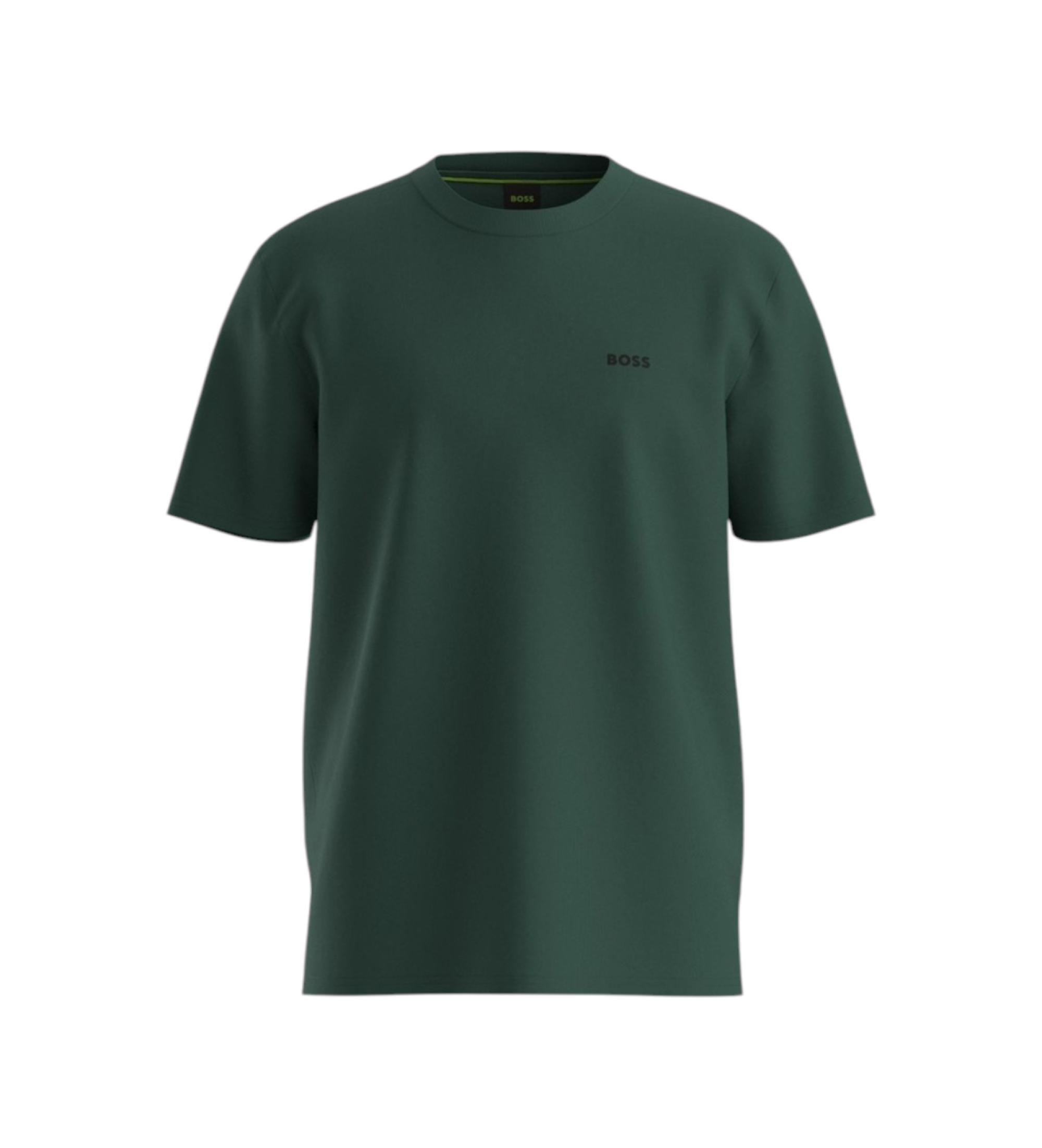 BOSS für Herren. 50506373 T-Shirt Detail grün (M), Lässig, Baumwolle, Kurzarm