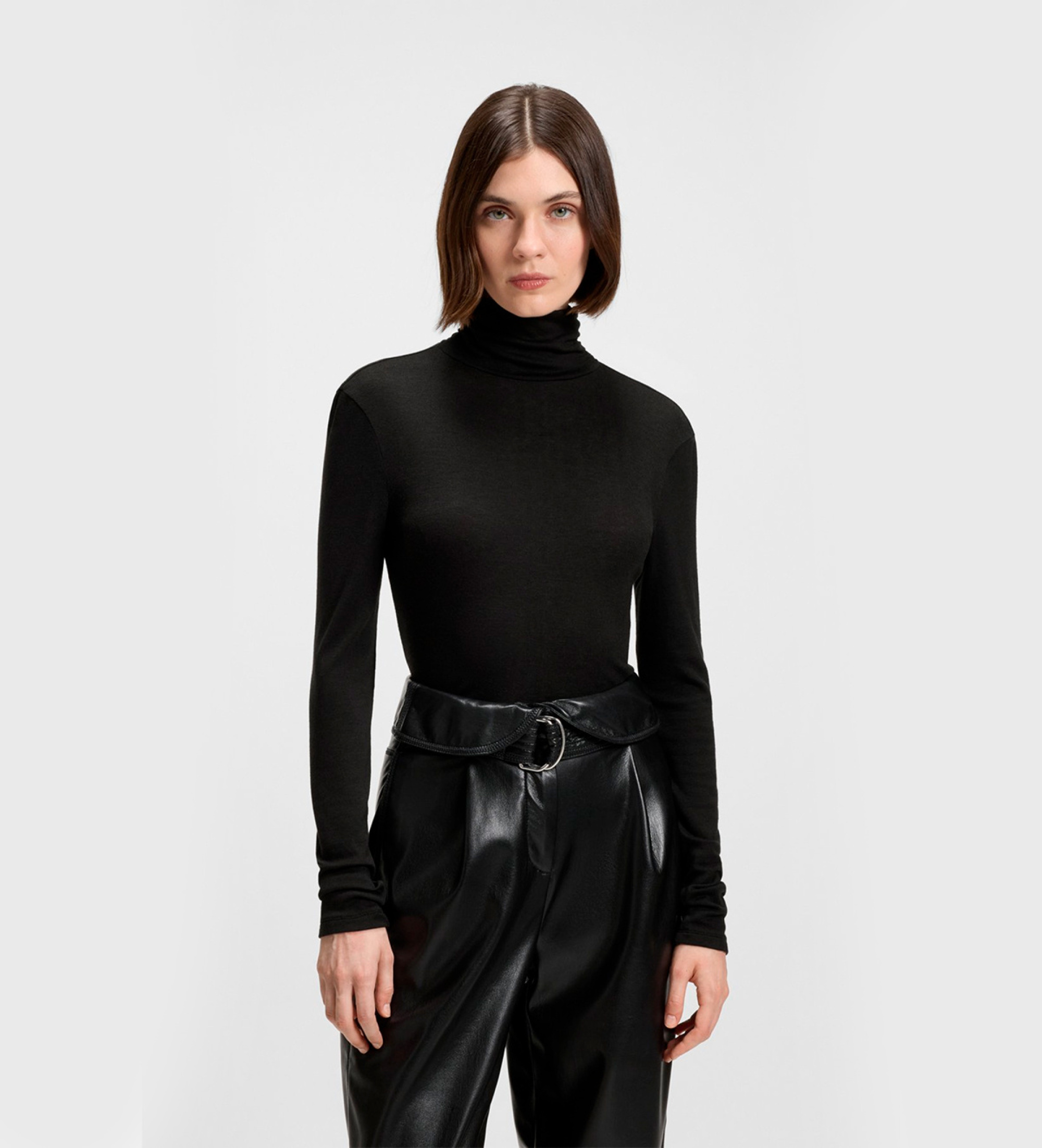 BOSS für Damen. 50548098 T-Shirt Eliana schwarz (M), Lässig, Ärmellos / Hosenträger, Lyocell
