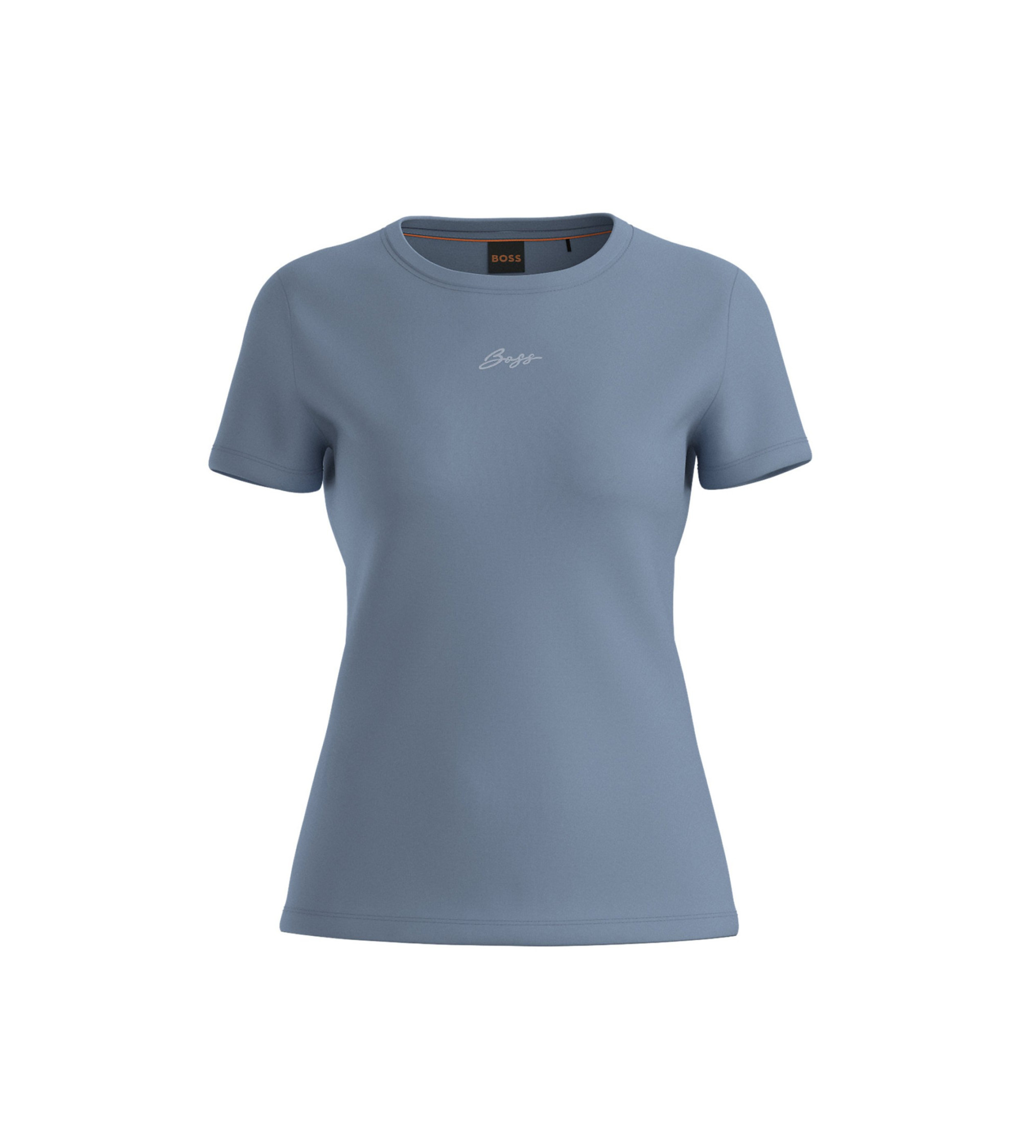 BOSS für Damen. 50554696 Elove T-shirt blau (XS), Lässig, Baumwolle, Kurzarm